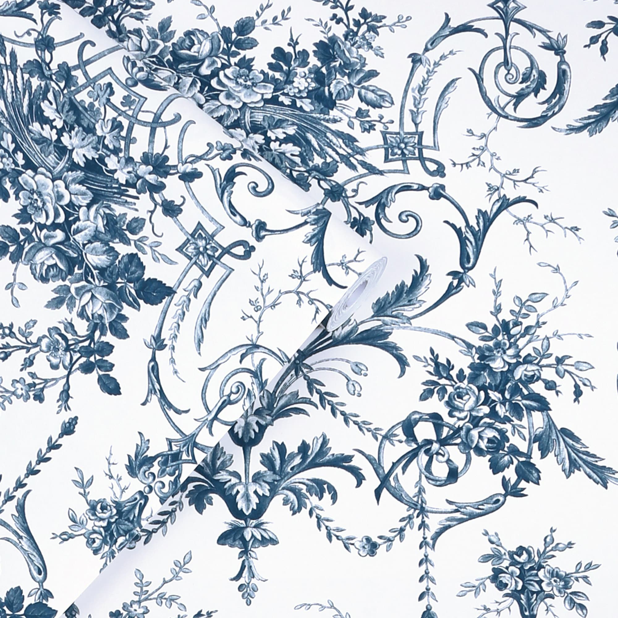LAURA ASHLEY Vliestapete »Tuileries« geblümt glatt 10mx52cm (ca. 5m2)
