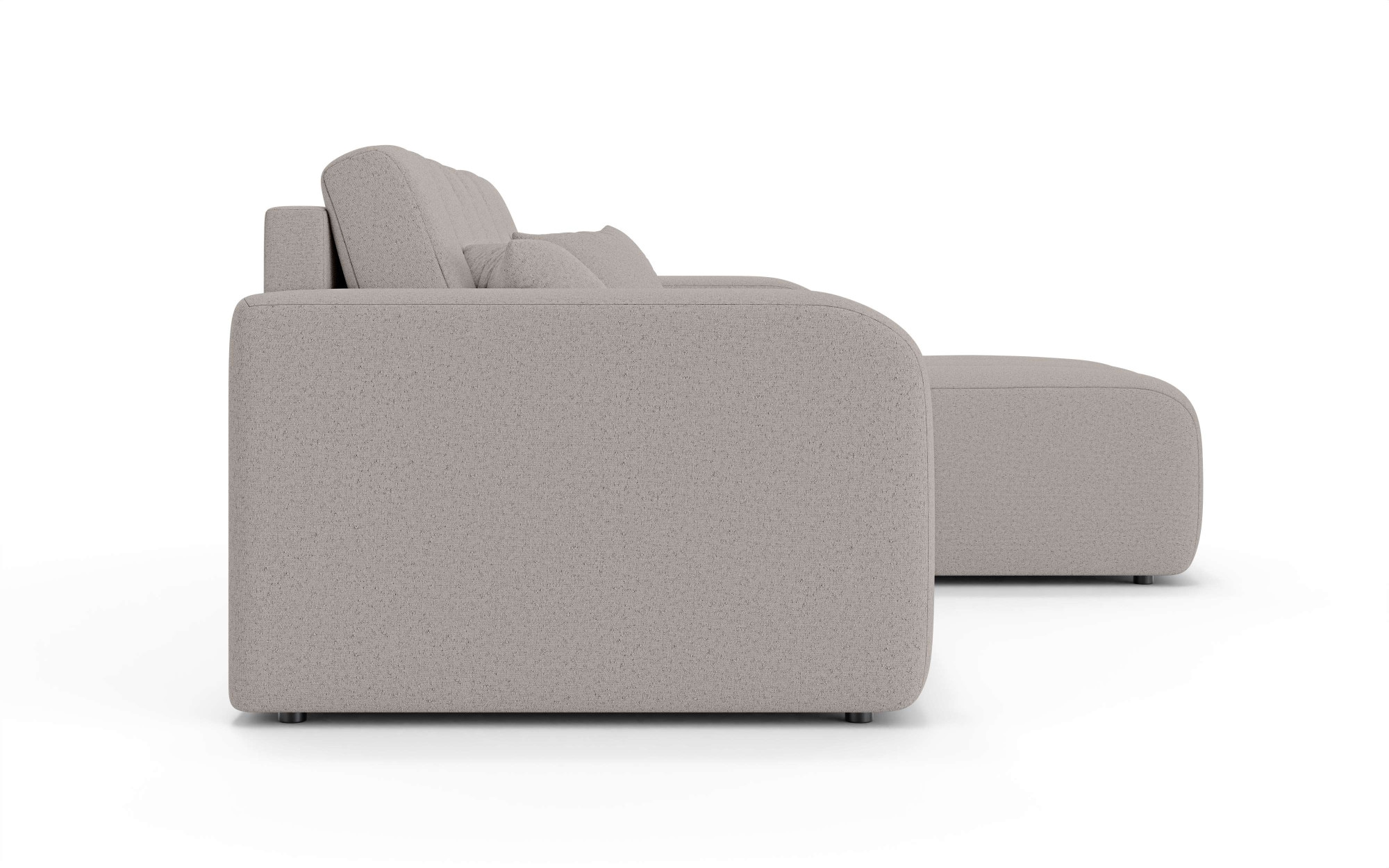 INOSIGN Ecksofa »CASSY L-Form, Schlafsofa mit Bettkasten, Maße B/T/H: 245/165/88 cm«, mit 2 Rückenkissen, Recamiere rechts oder links bestellbar