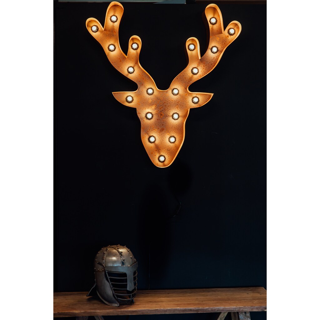 MARQUEE LIGHTS LED Dekolicht »Deer«, 19 flammig-flammig