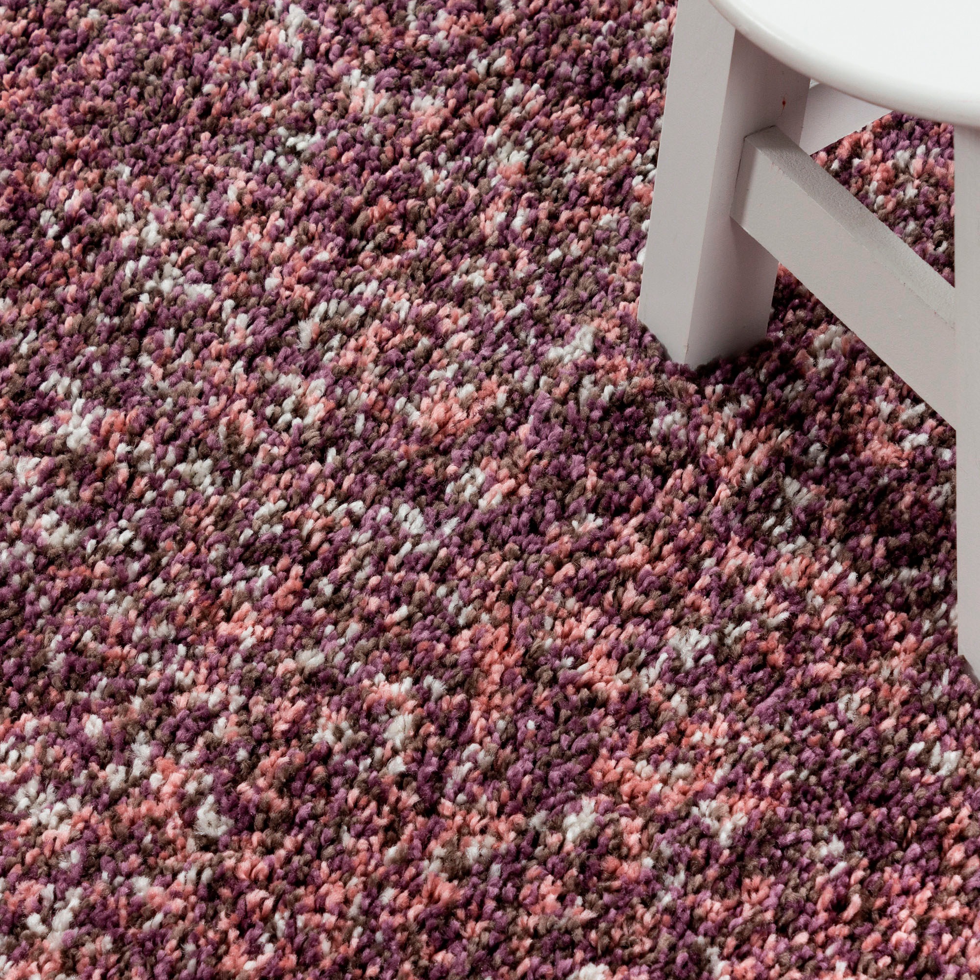 Ayyildiz Teppiche Hochflor-Teppich »Enjoy Shaggy«, rund, 50 mm Höhe, melier günstig online kaufen