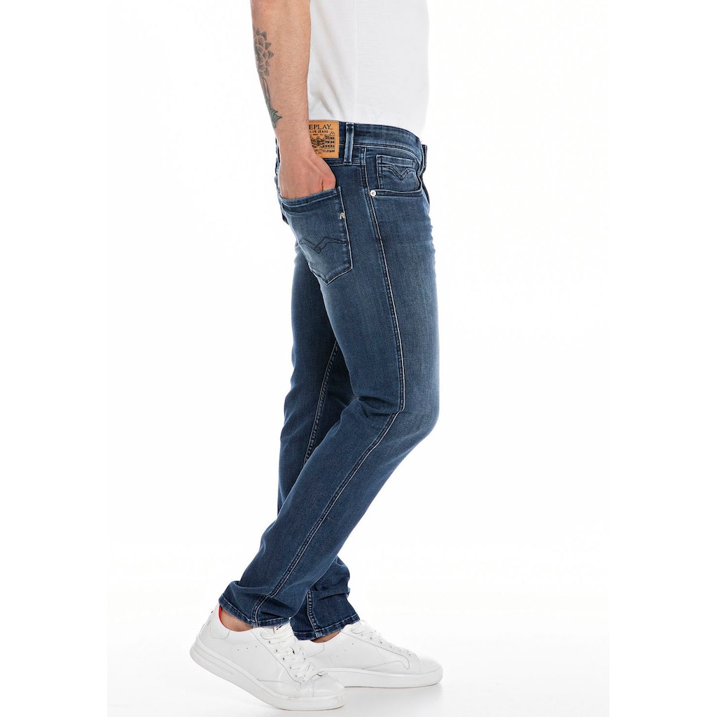 Replay Slim-fit-Jeans »ANBASS HYPERFLEX BIO«