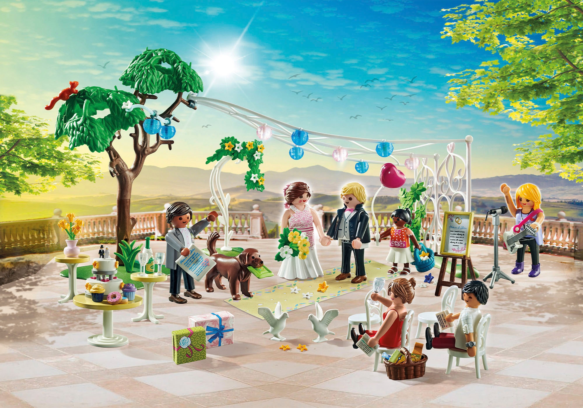 Playmobil® Konstruktions-Spielset »Hochzeitsfeier (71365), My City Life«, (163 St.)