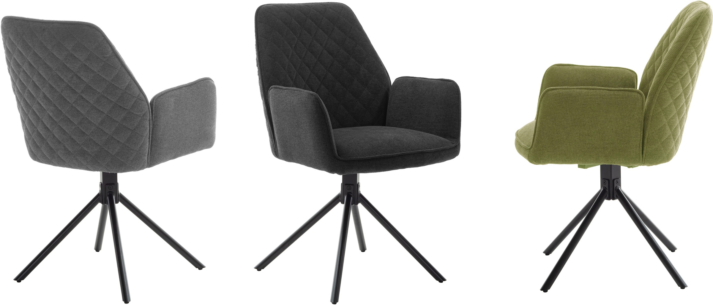 MCA furniture Esszimmerstuhl »ACANDI«, (2er-Set),drehbar 180°, Sitzhöhe von günstig online kaufen