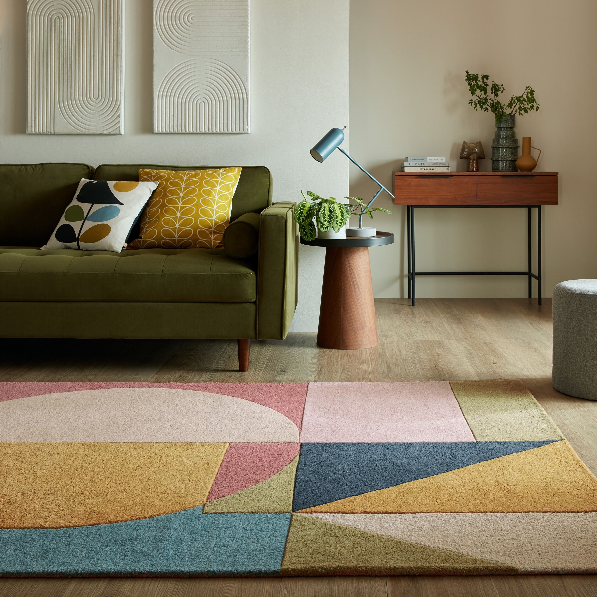 FLAIR RUGS Wollteppich »Esre, aus 100% Wolle,« rechteckig 7 mm Höhe geometr günstig online kaufen