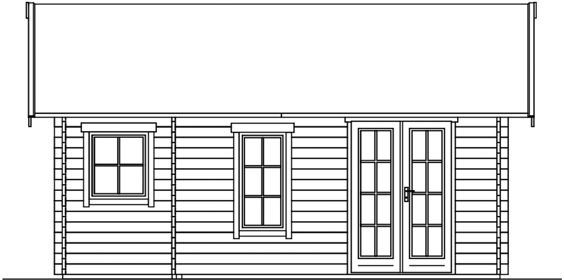 Skanholz Gartenhaus »Bern 2«