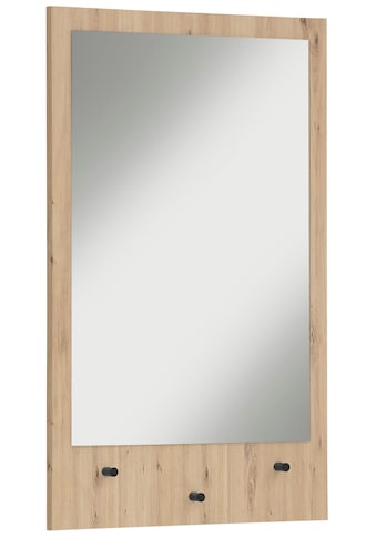 my home Wandspiegel »Dotti«, umkehrbarer Spiegel, mit drei schwarzen Haken, Breite... kaufen