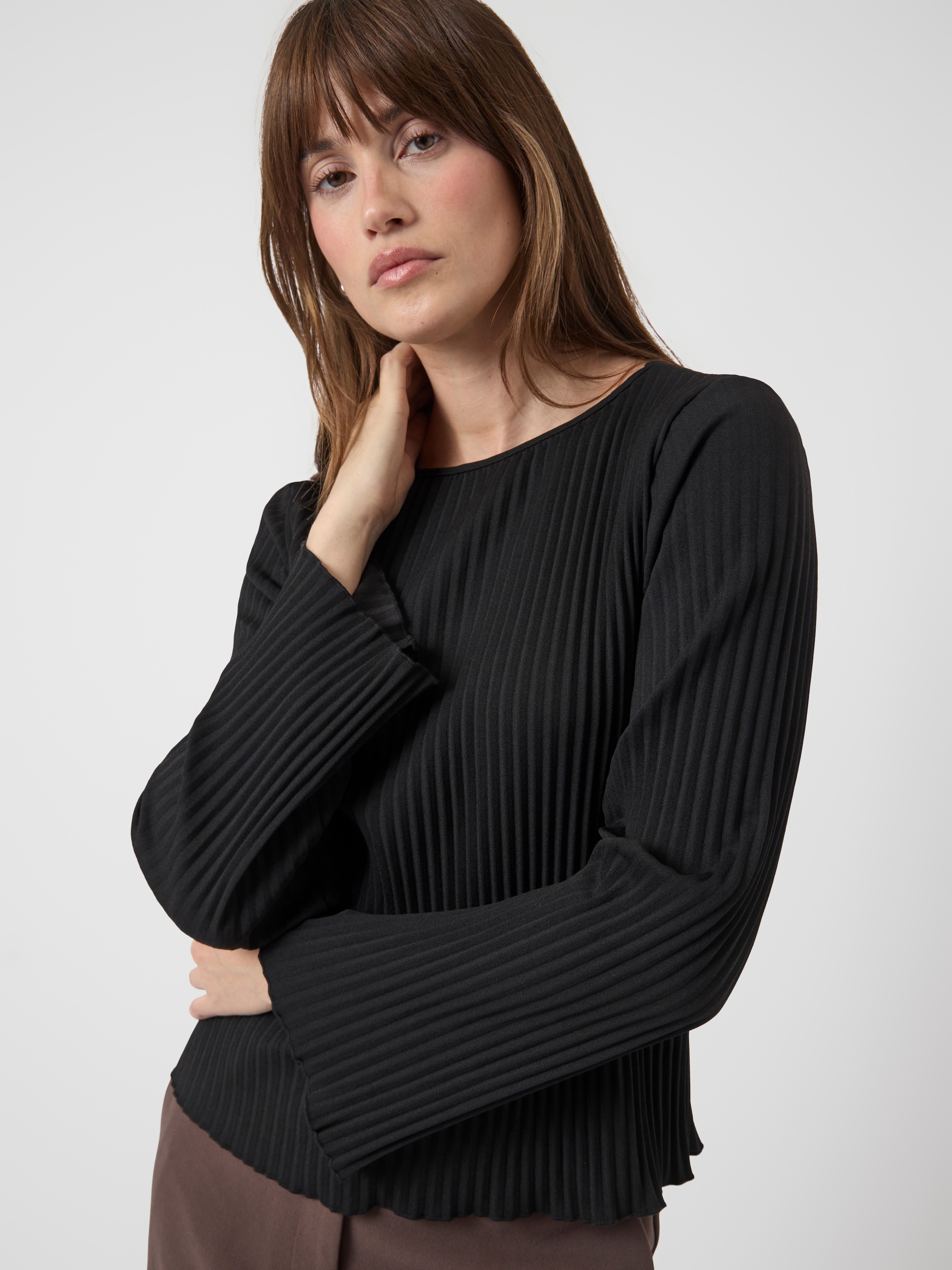 Y.A.S Plisseeshirt »YASALISA LS TOP S. NOOS«