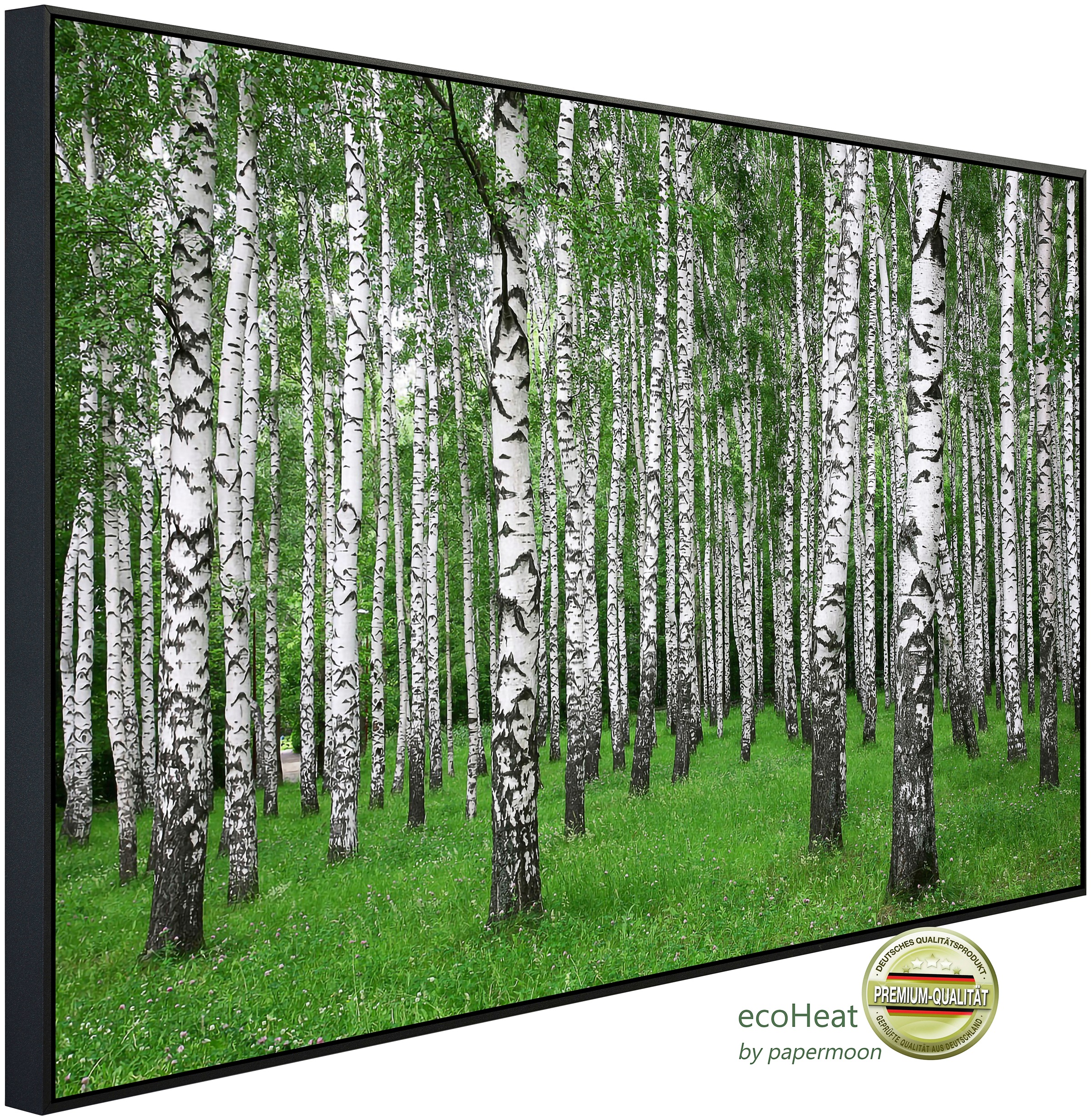 Papermoon Infrarotheizung »Sommer Birkenwald«, sehr angenehme Strahlungswär günstig online kaufen