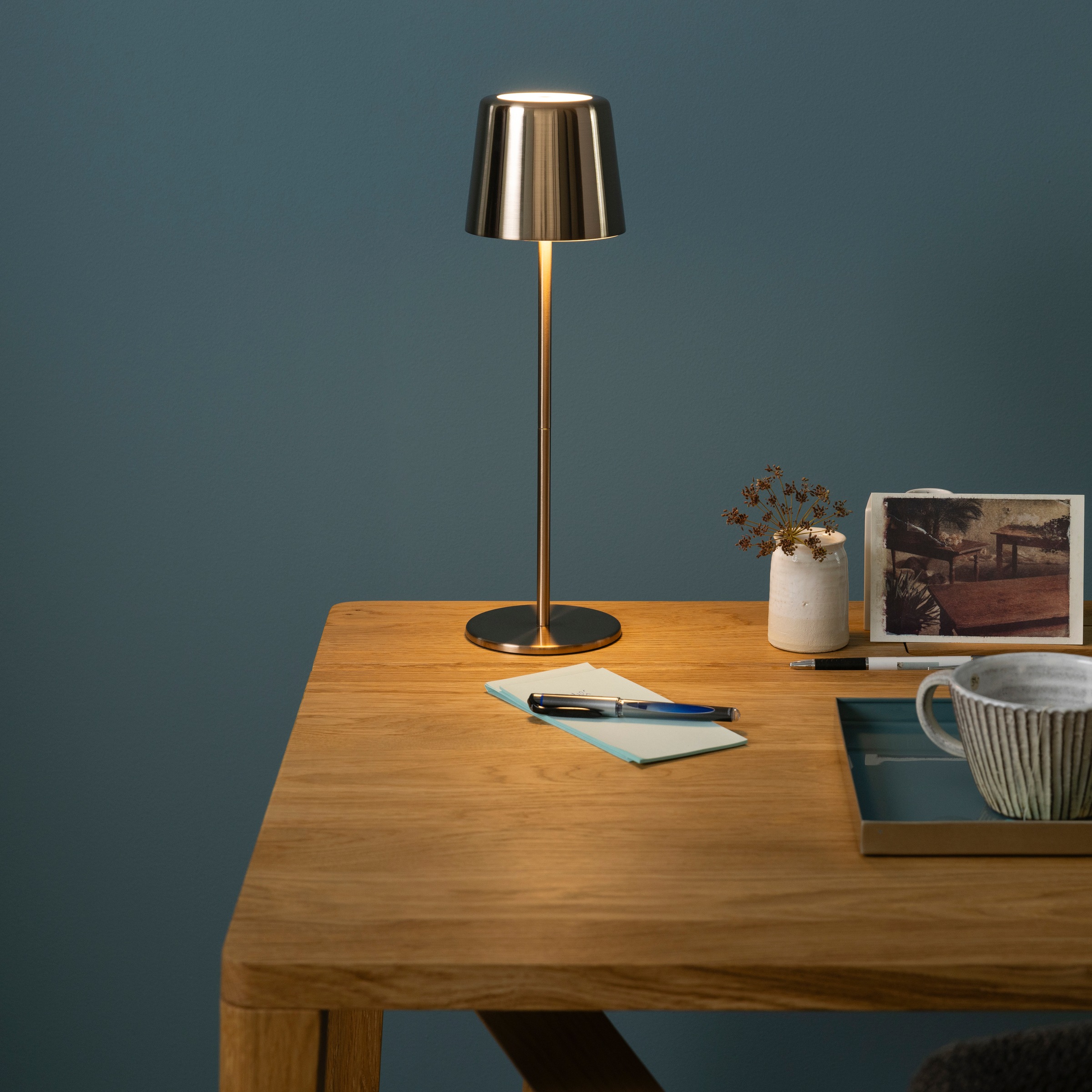 Brilliant LED Tischleuchte »Xaana«, Akku, 37 cm, 300 lm, 3000-6500 K, dimmb günstig online kaufen
