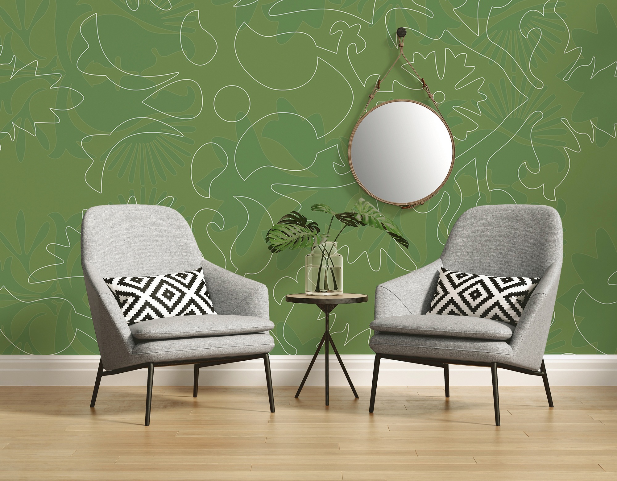 Architects Paper Fototapete »Atelier 47 Adornment 3«, floral, Abstrakt Fototapete 6,00 m x 2,70 m 200 g Vlies Premium Tapete Modern
