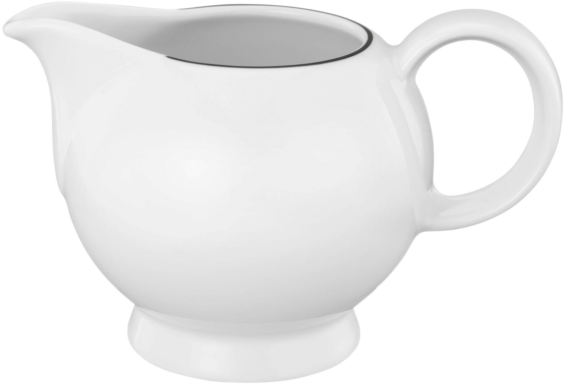 Seltmann Weiden Milchkännchen »Lido Black Line« 0,23 l 1 Stk. tlg. Fassungs günstig online kaufen