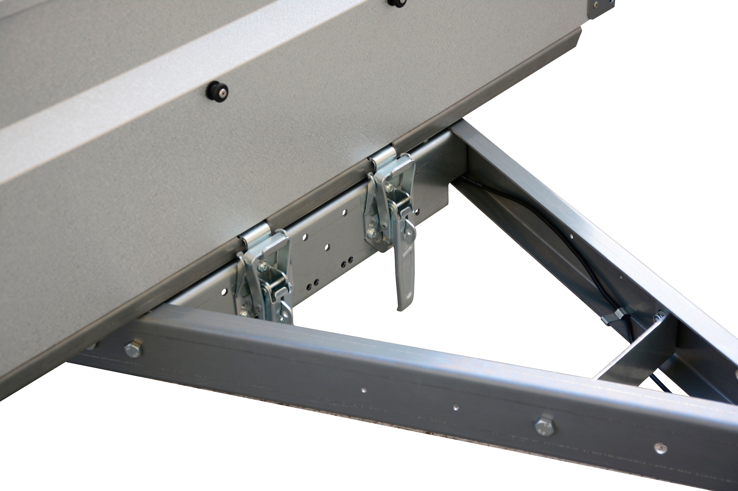 STEMA PKW-Anhänger »Basic 750 Kippsdeichsel«, (3 tlg., inkl. 100 cm Hochplanenset)