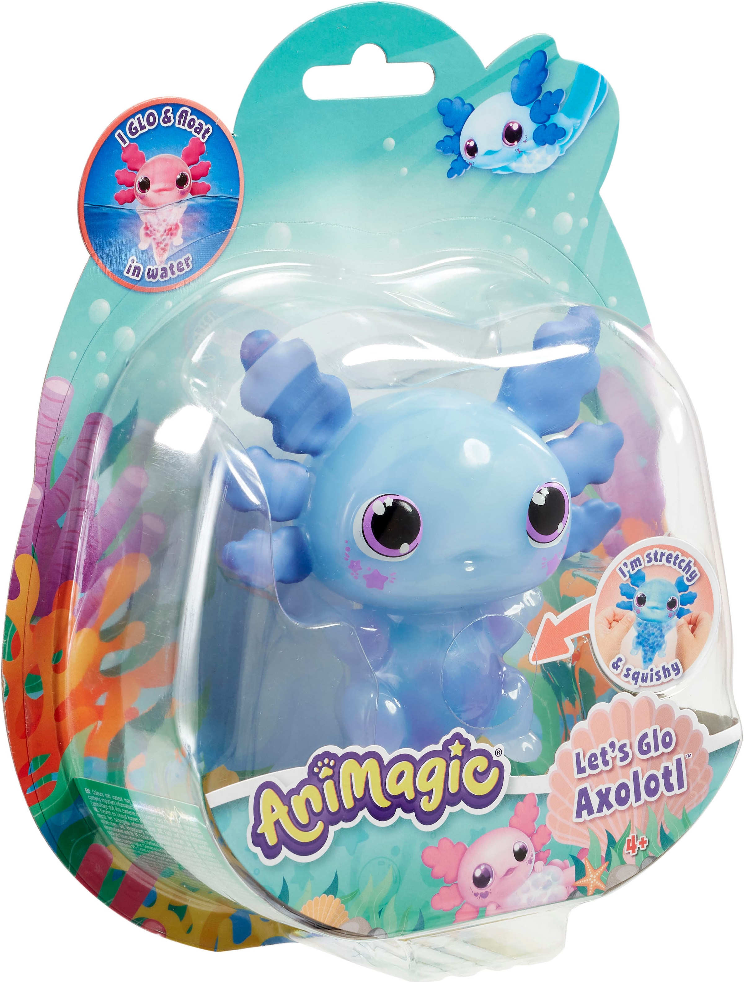 Goliath® Badespielzeug »Animagic, Let's glo Axolotl, Schwimm-Axolotl«