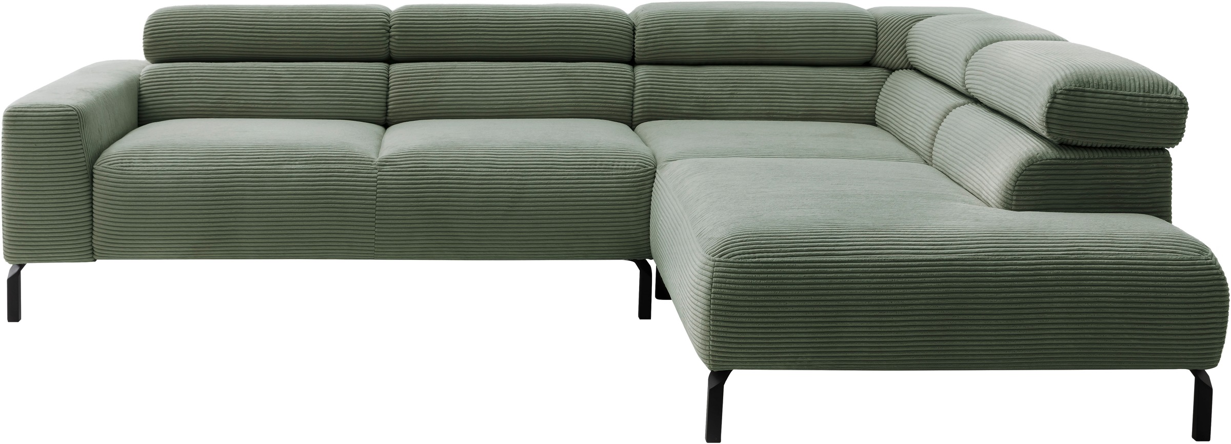 PLACES OF STYLE Ecksofa »Antonelli, L-Form, inkl. Kopfteilverstellung, Brei günstig online kaufen