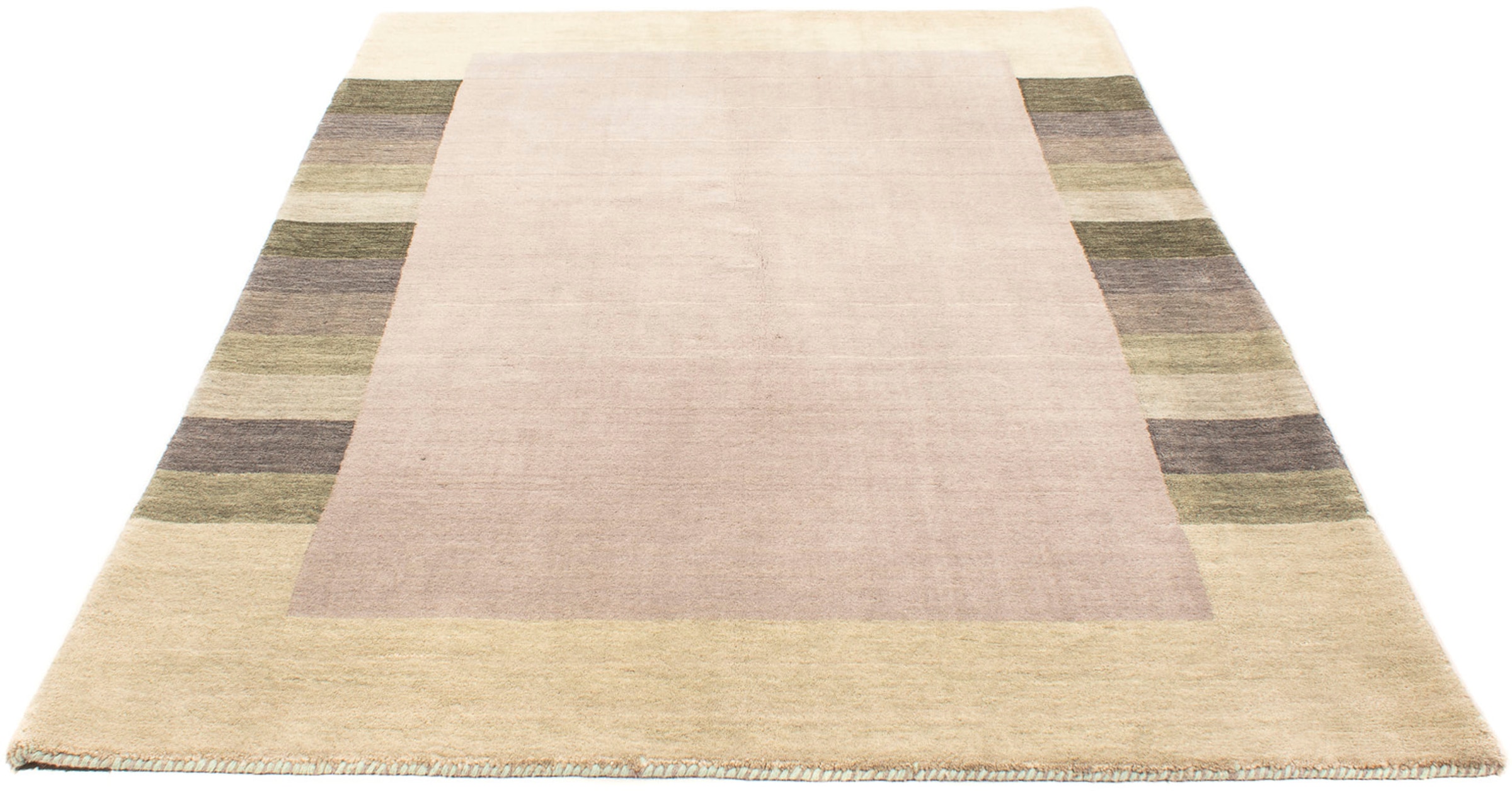 morgenland Wollteppich »Gabbeh - Loribaft Softy - 200 x 140 cm - beige«, re günstig online kaufen