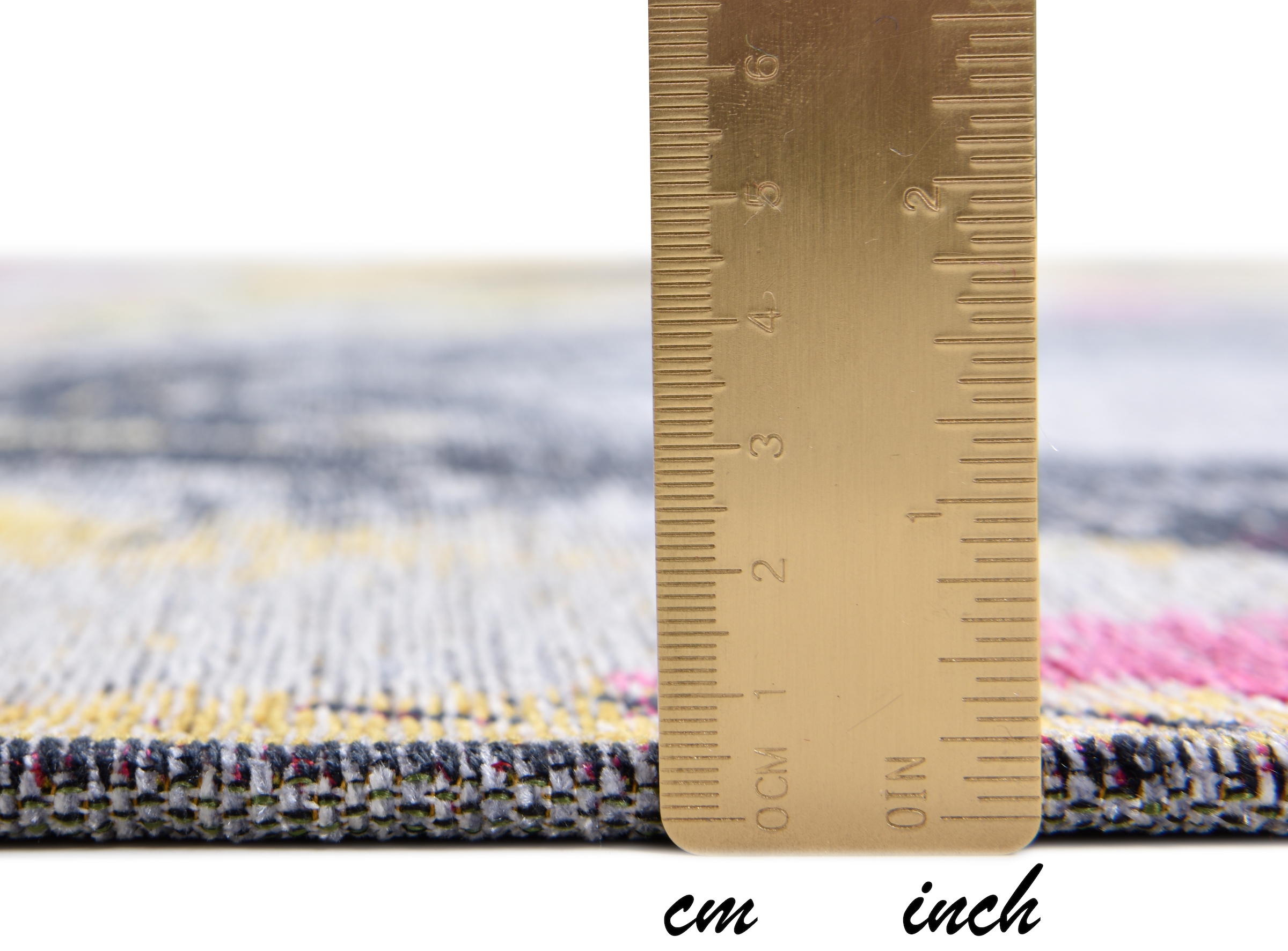 Gino Falcone Teppich »Cosima-107«, rechteckig, 3 mm Höhe, flachgeweber Jaquard-Teppich, mit Chenillegarn, modernes Design