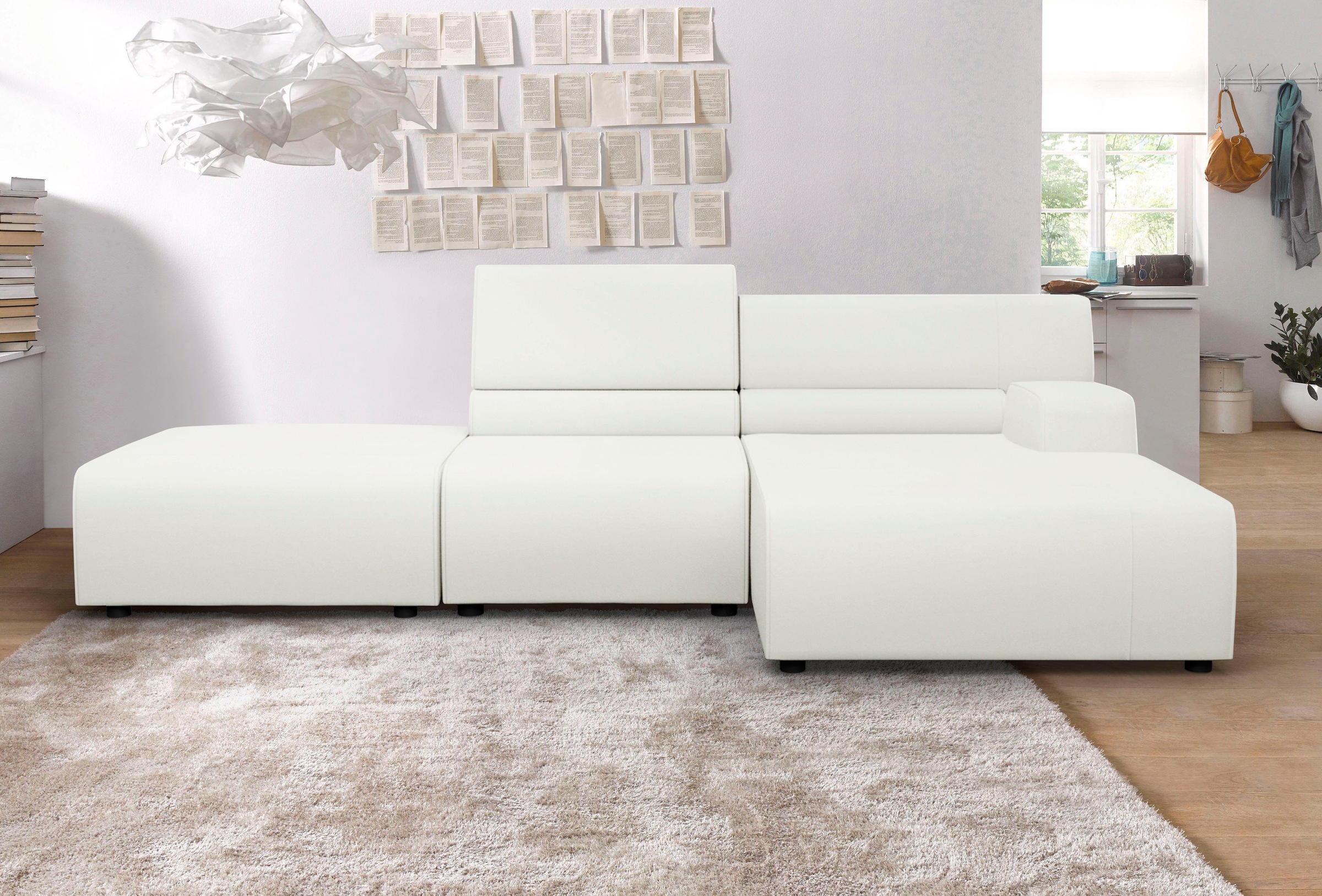 Egoitaliano Ecksofa »Babouche, Designsofa mit außergewöhnlichem Sitzkomfort günstig online kaufen