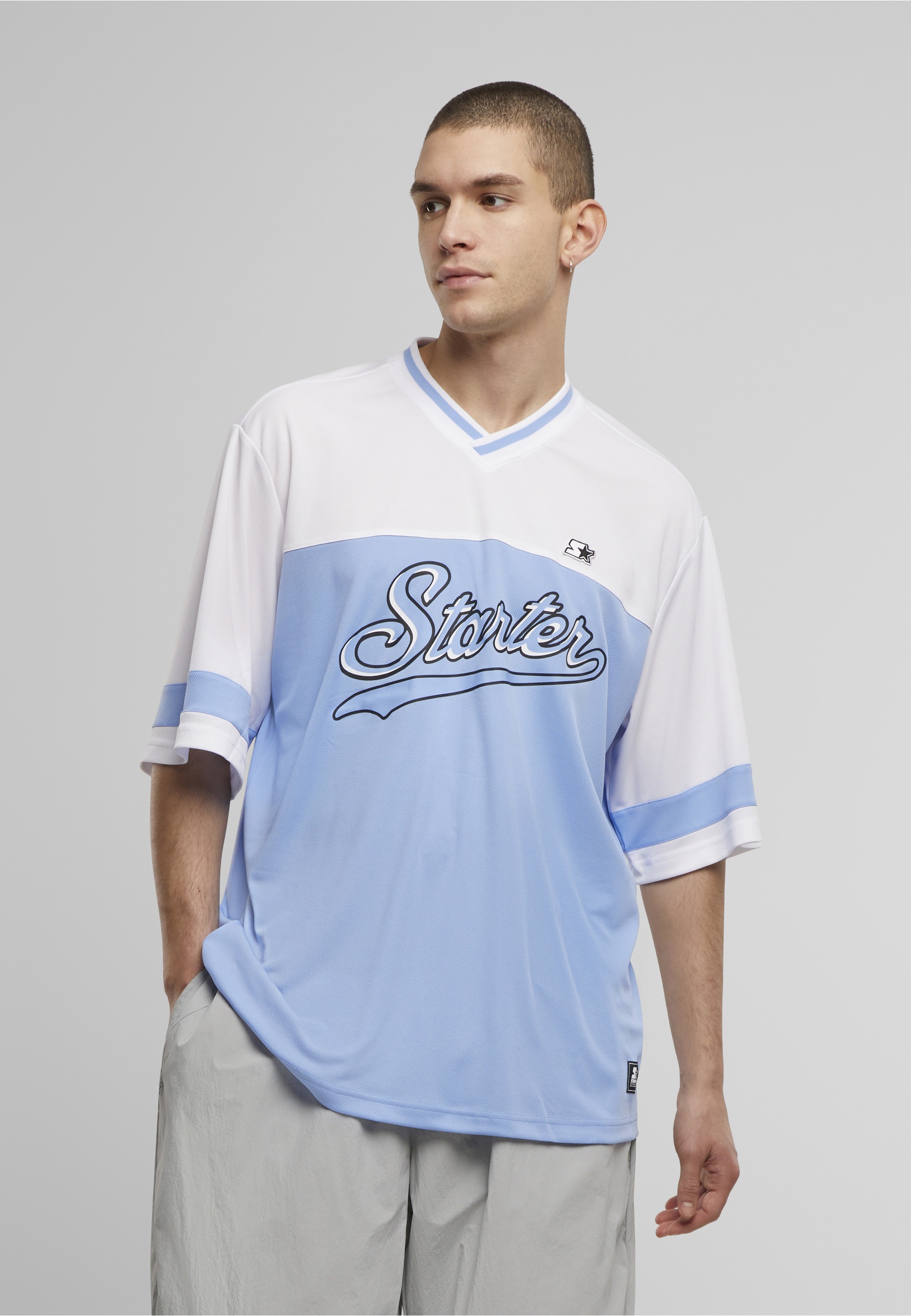 Starter Black Label T-Shirt »Starter Black Label Starter V-Neck Mesh Tee« 1 Stk.