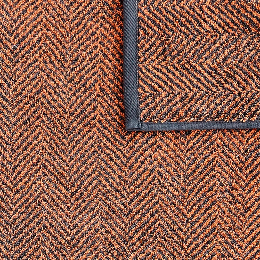 Dyckhoff Handtuch Set »Golden Shades Herringbone«, Set, 6 tlg., Walkfrottier, 4 Handtücher (50x100cm), 2 Duschtücher (70x140cm)