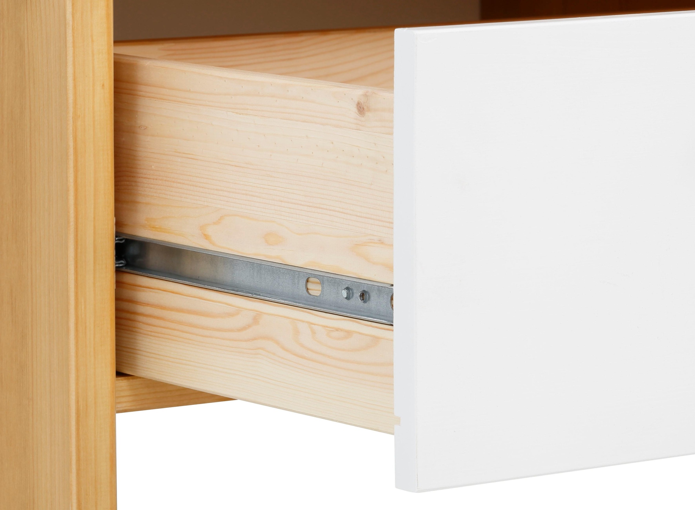 Home affaire Highboard »Ixo«, Stauraumschrank, Breite 101 cm, aus massiver Kiefer, FSC®