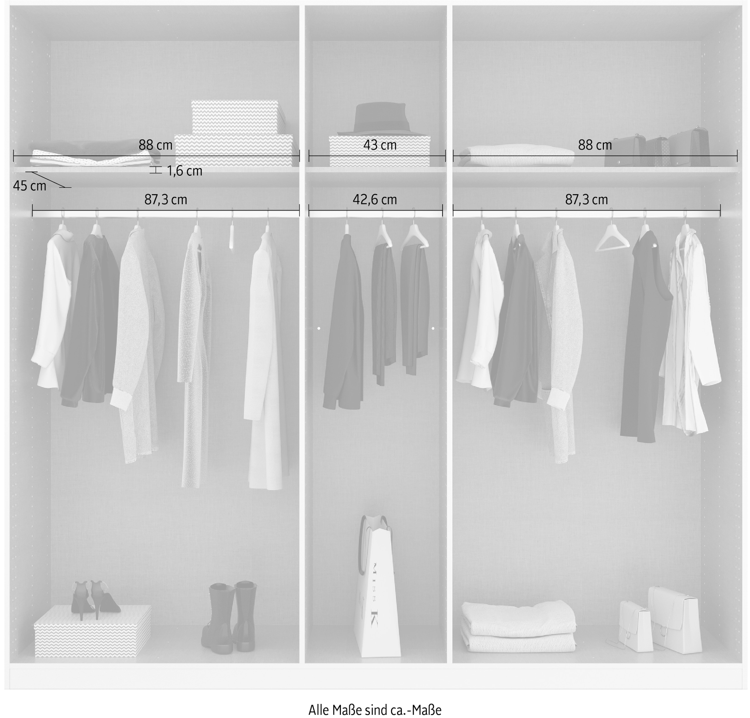 rauch Drehtürenschrank »Modern by Quadra Spin«
