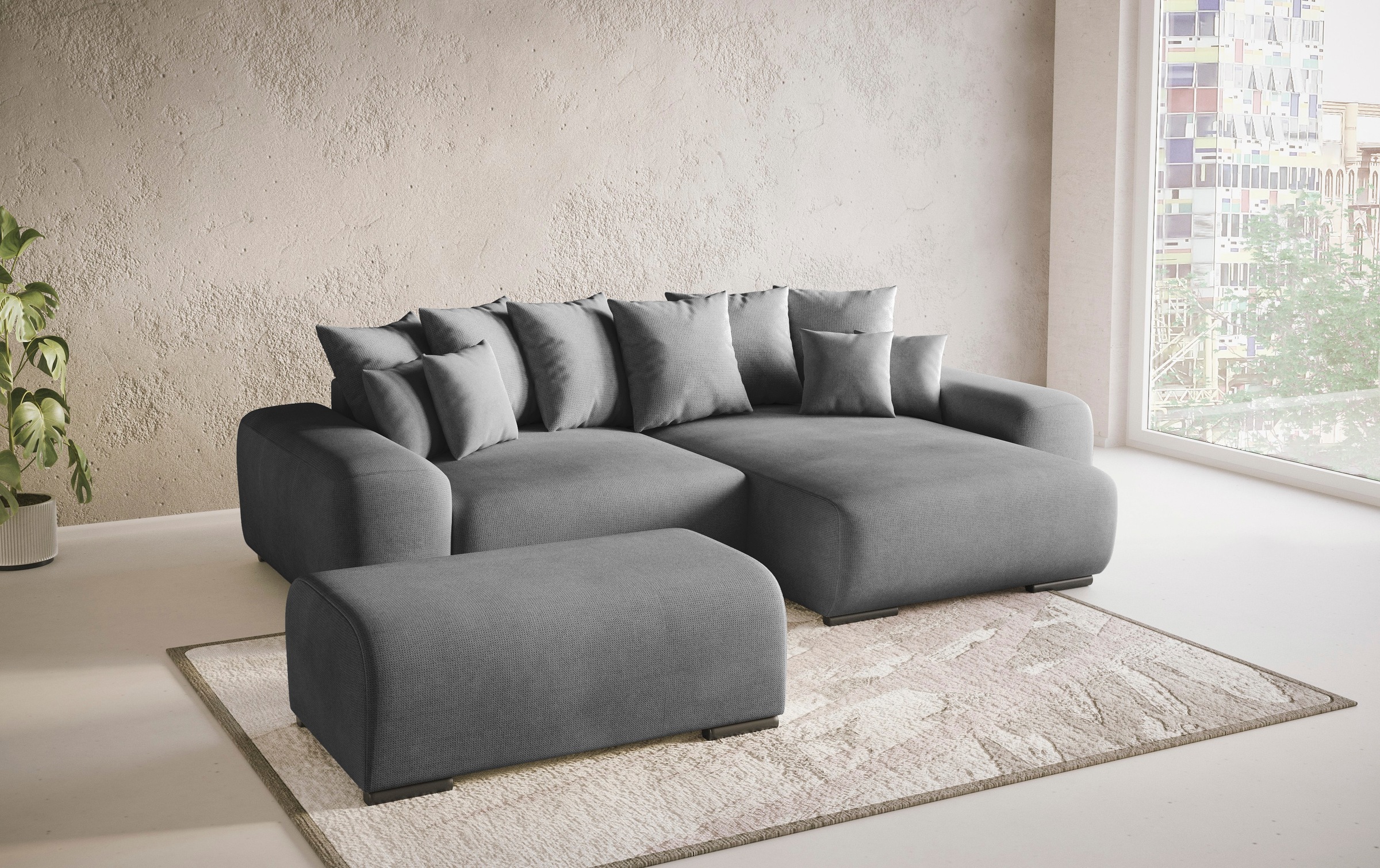 Mr. Couch Hockerbank »Sundance«, Mit DuraSpring-Taschenfederkern bis 140 kg günstig online kaufen