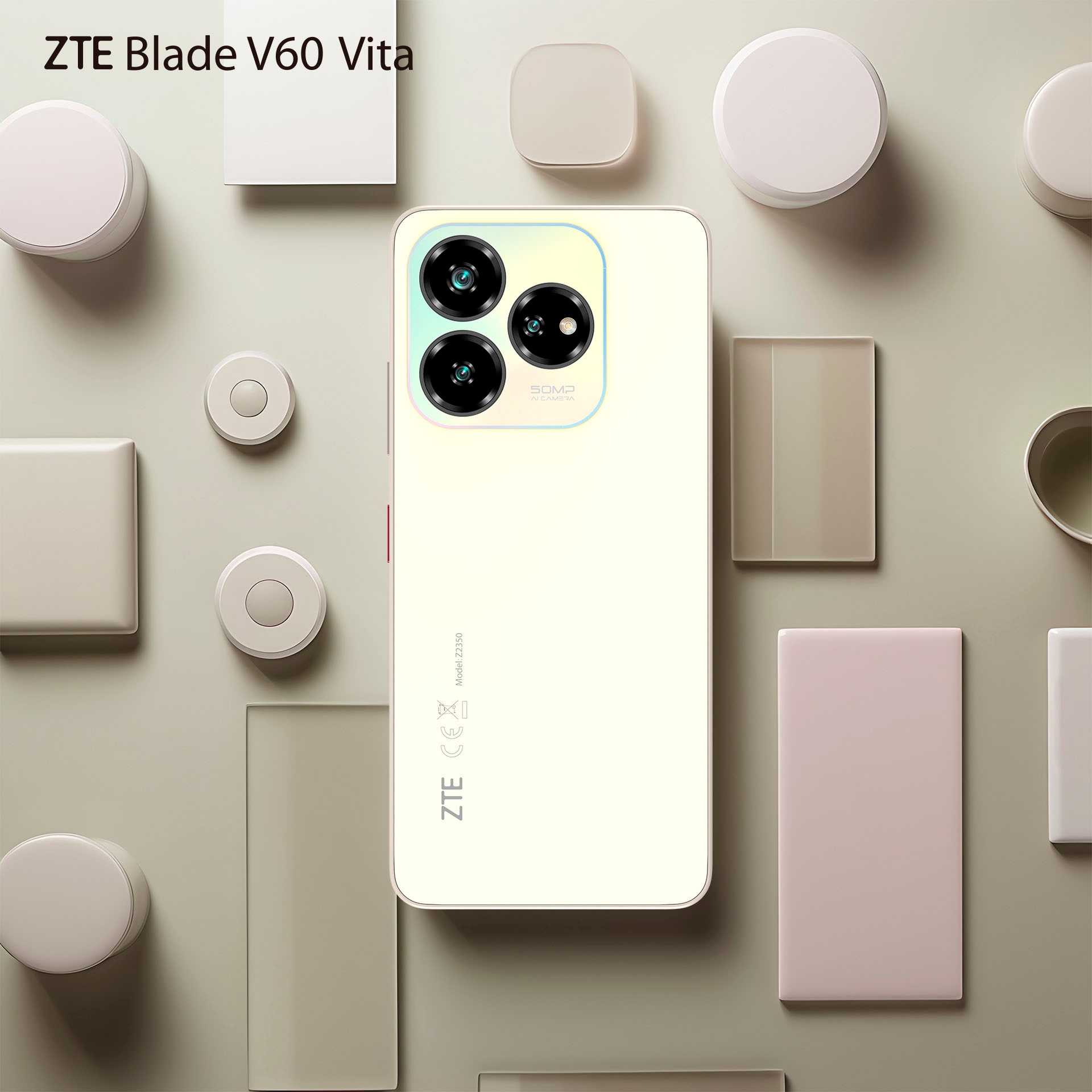 ZTE Smartphone »Blade V60 Vita«, champagne gold