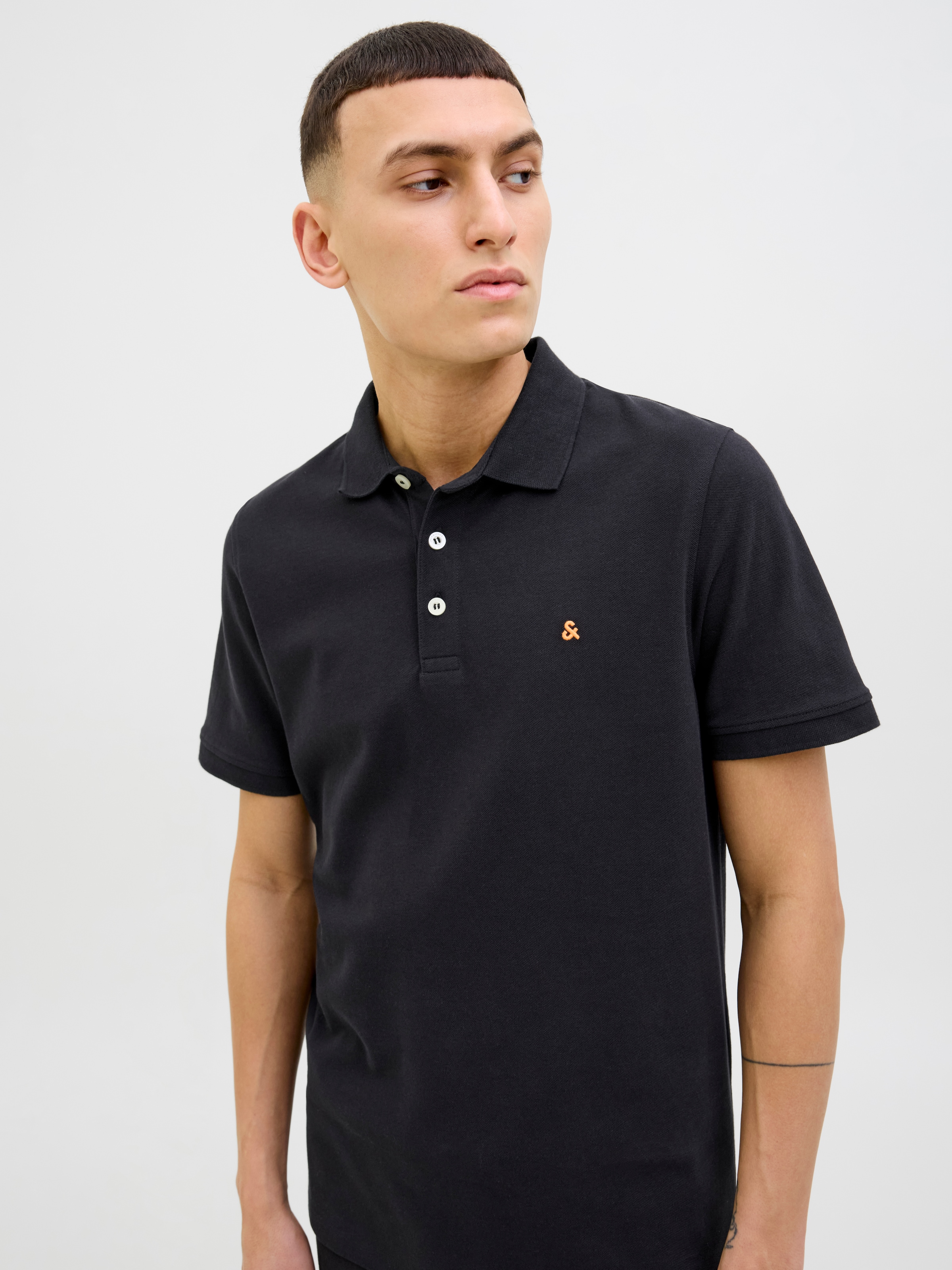 Jack & Jones »JJEPAULOS POLO SS NOOS« mit Logo Stickerei