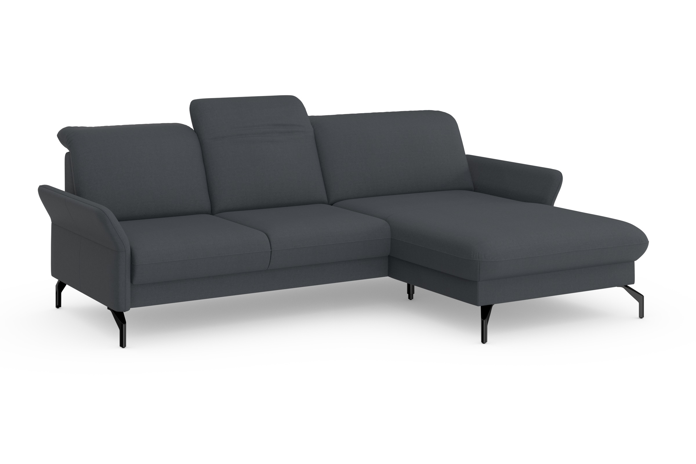 sit&more Ecksofa »Fashion L-Form«, wahlweise mit Kopfteilverstellung und Vorziehsitz, motorisch