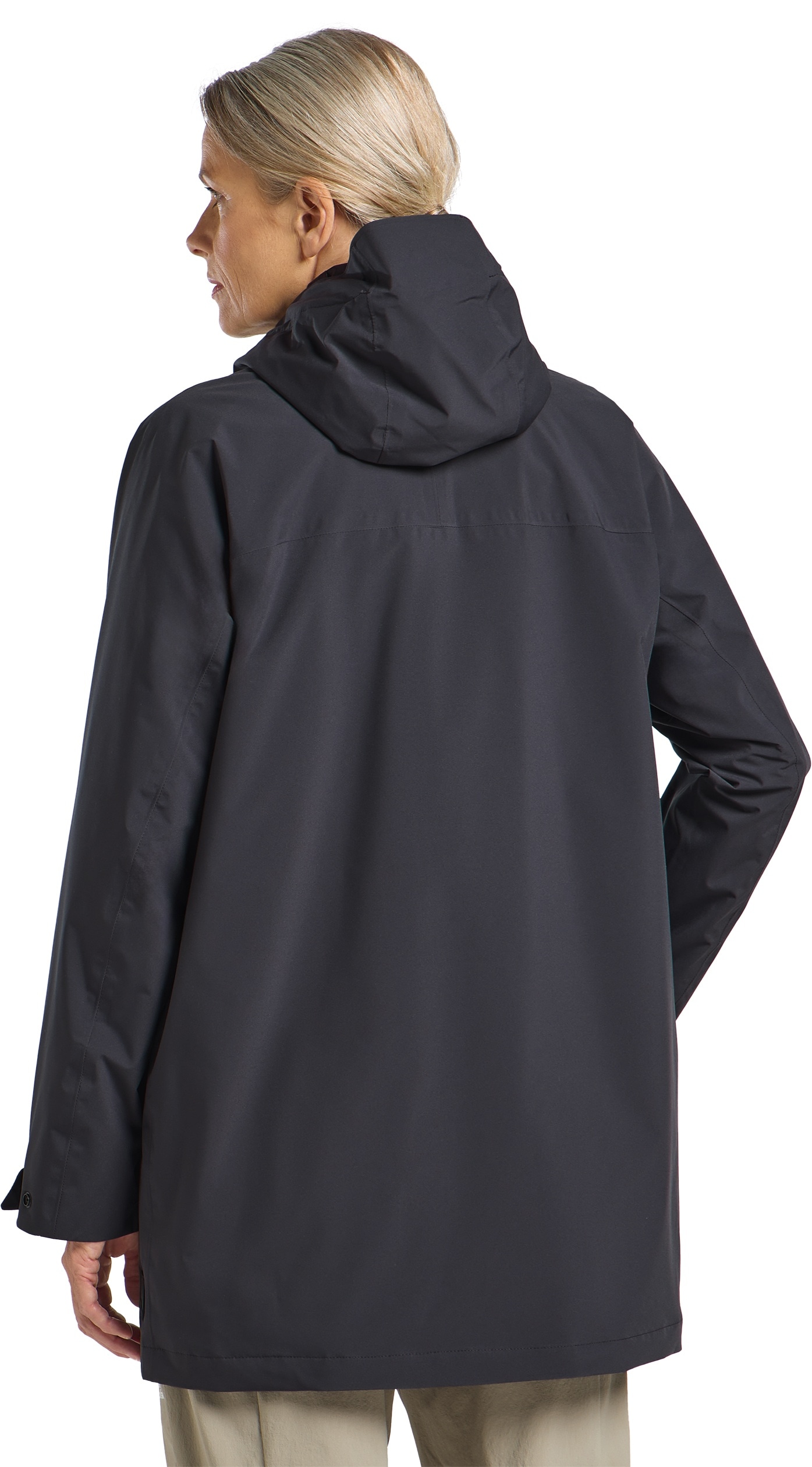 Jack Wolfskin Langjacke »MAINKAI LONG JKT W« mit Kapuze