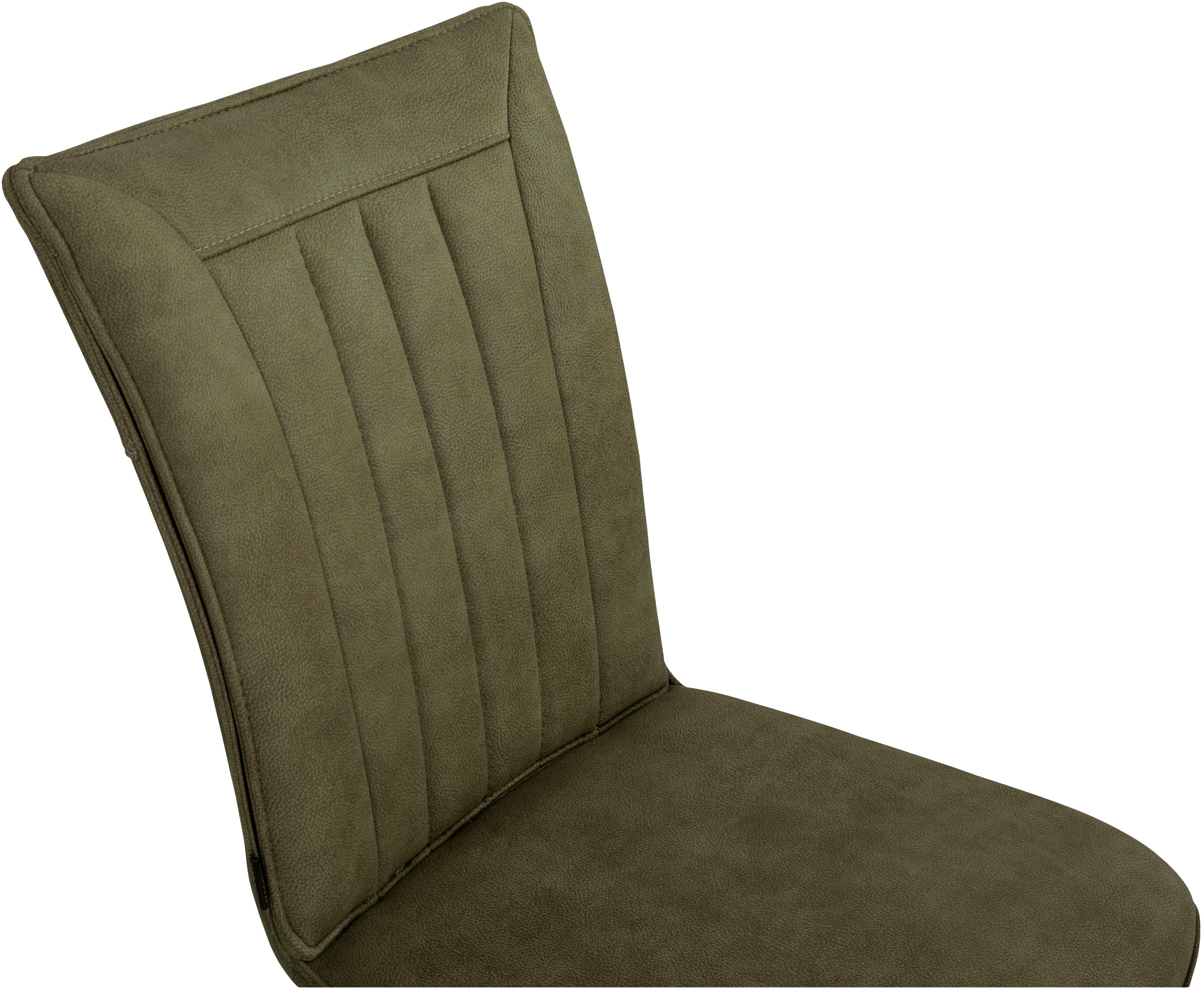 OMG Design Freischwinger »Amara«, (Set), 1 St., Stoff, Esszimmerstuhl, Küchenstuhl, pflegeleichter Bezug