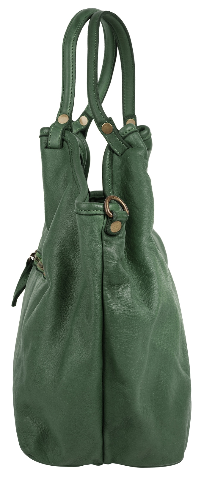 Samantha Look Henkeltasche, echt Leder, Made in Italy