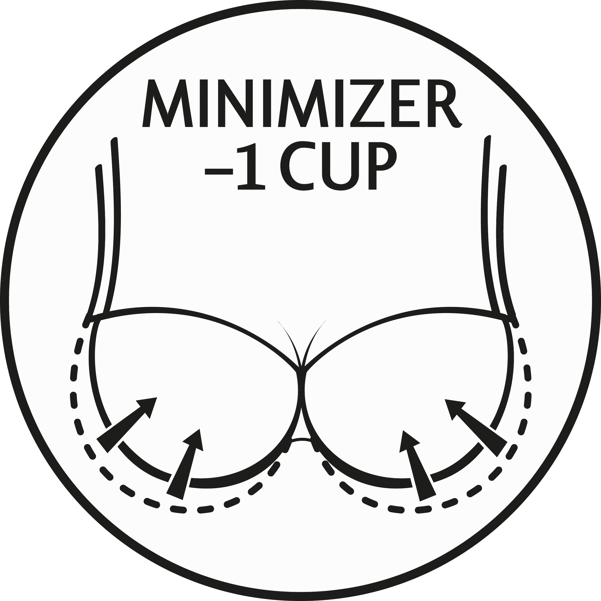 Triumph Minimizer-BH »Urban Minimizer W X«, Cup C-F, mit Bügel, mit nahtlosen Cups, Basic Dessous