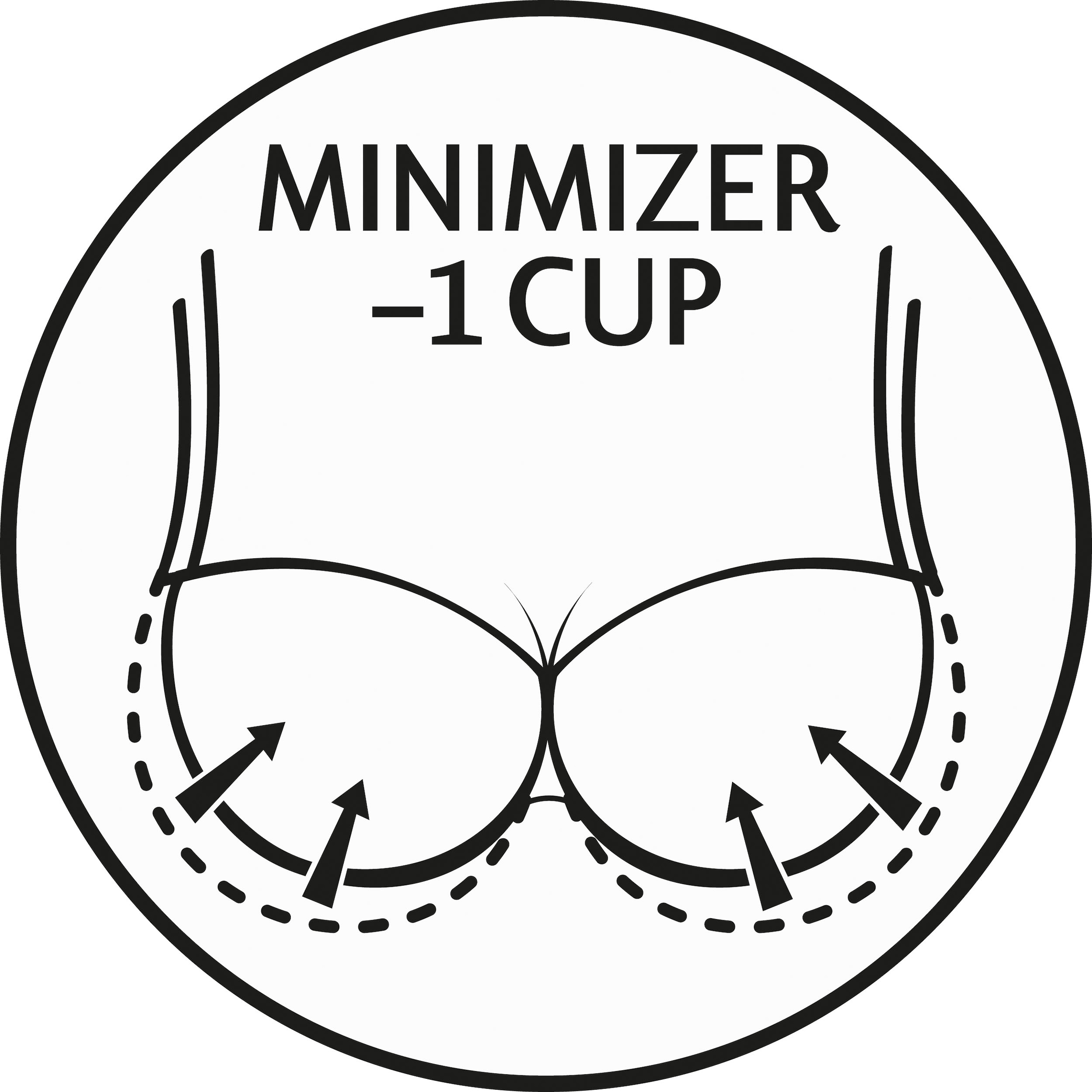 Triumph Minimizer-BH »Contouring Sensation W01«, verkleinert die Brust optisch um eine Cup-Größe, florale Spitze