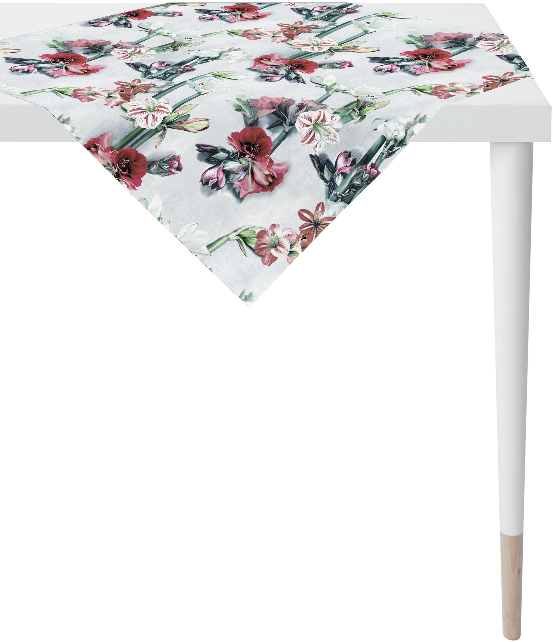 APELT Mitteldecke »2713 Herbstzeit, Herbstdeko, Herbst« Digitaldruck weiß/grau/rot/grün/bunt Obermaterial: 100% Baumwolle B/L: 85 cm x 85 cm