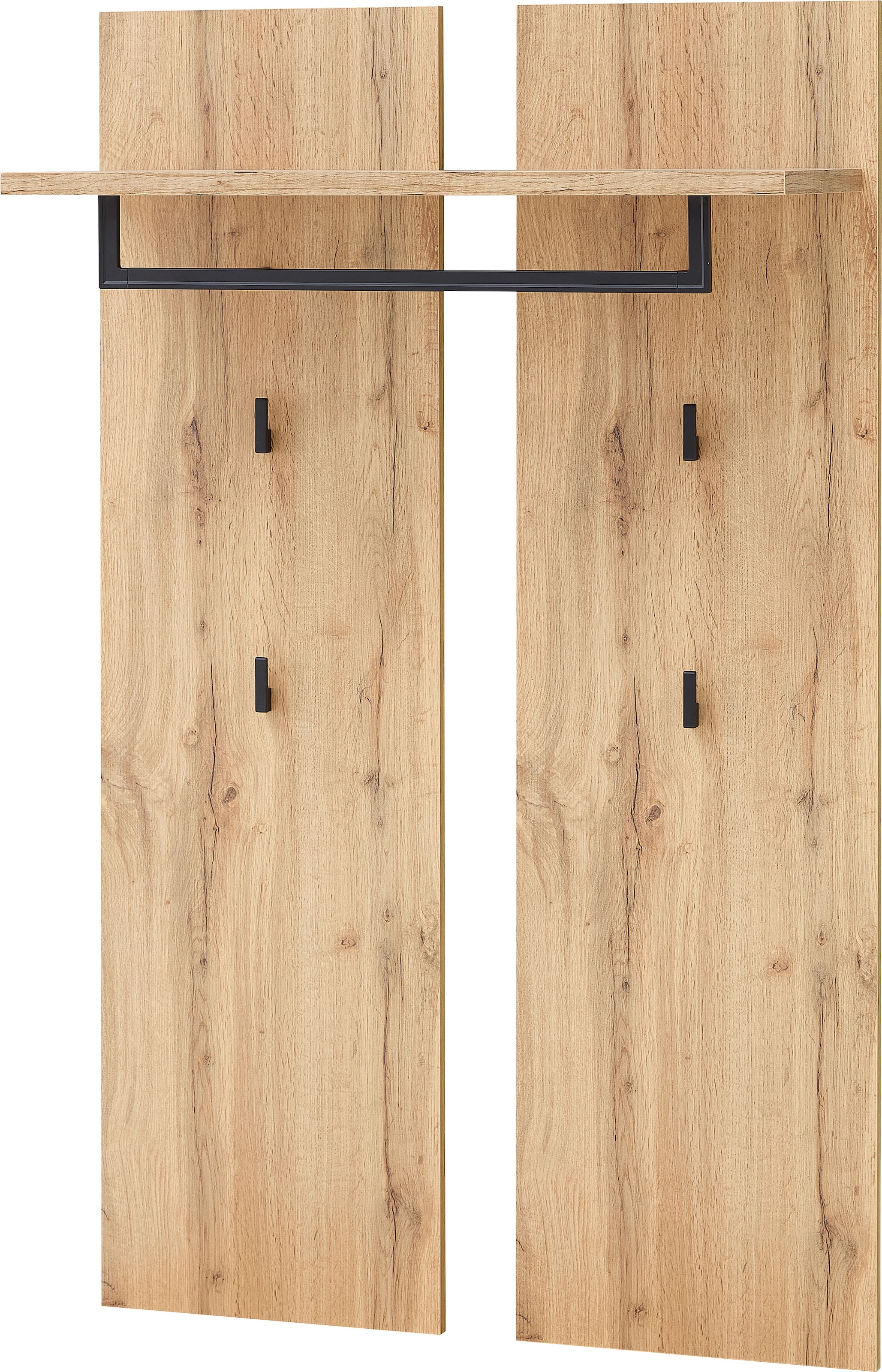 Innostyle Garderobenpaneel »Sparks Garderobenpaneel; 80x130x30cm (B/H/T)«, (1 St.), 1 Boden, 4 Haken, 1 Kleiderstange