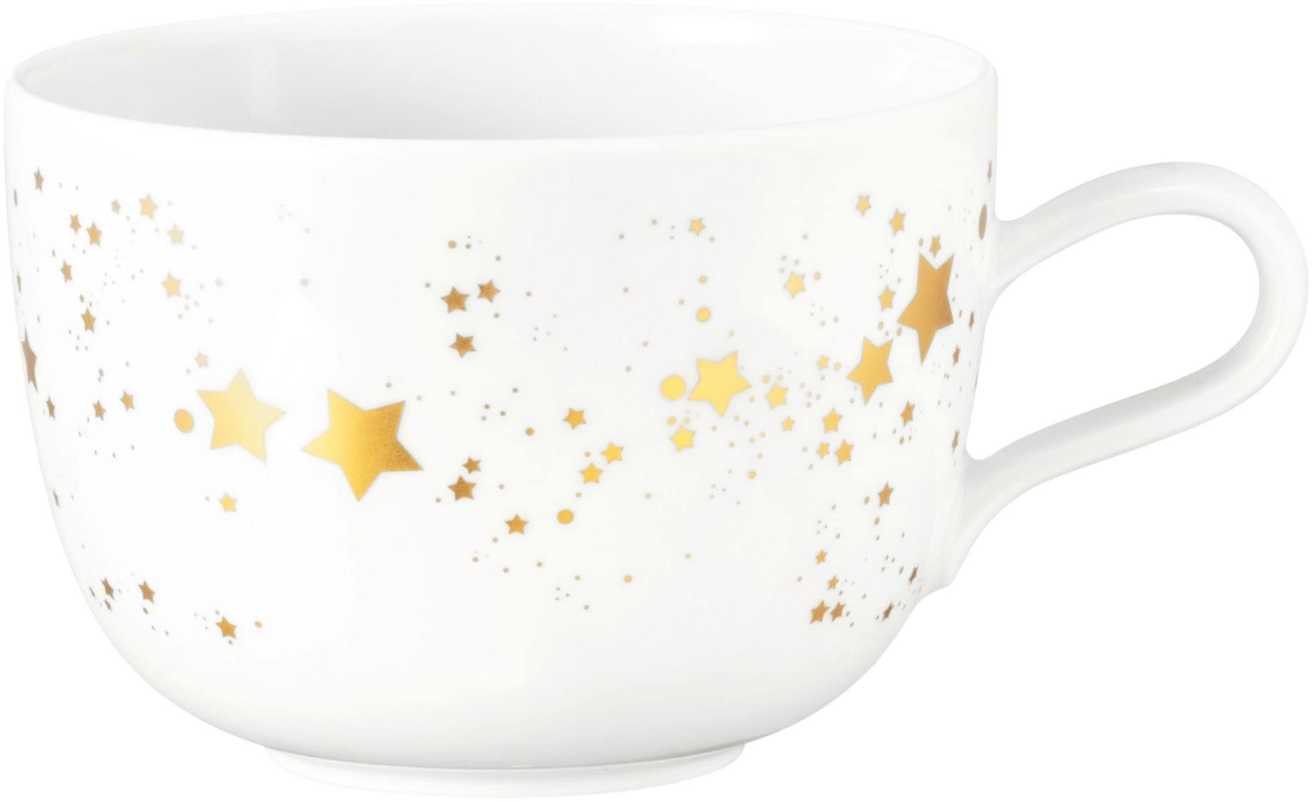 Seltmann Weiden Tasse »Liberty - Golden Stars«, (1 tlg.), Milchkaffeeoberta günstig online kaufen