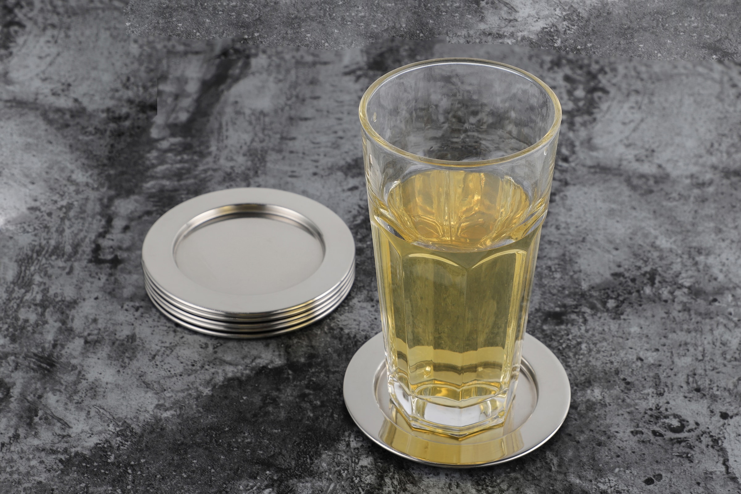 ECHTWERK Glasuntersetzer, (Set, 6 cm rund, Edelstahl, ca. Getränke-Untersetzer tlg.), aus Untersetzer Ø online 8 kaufen