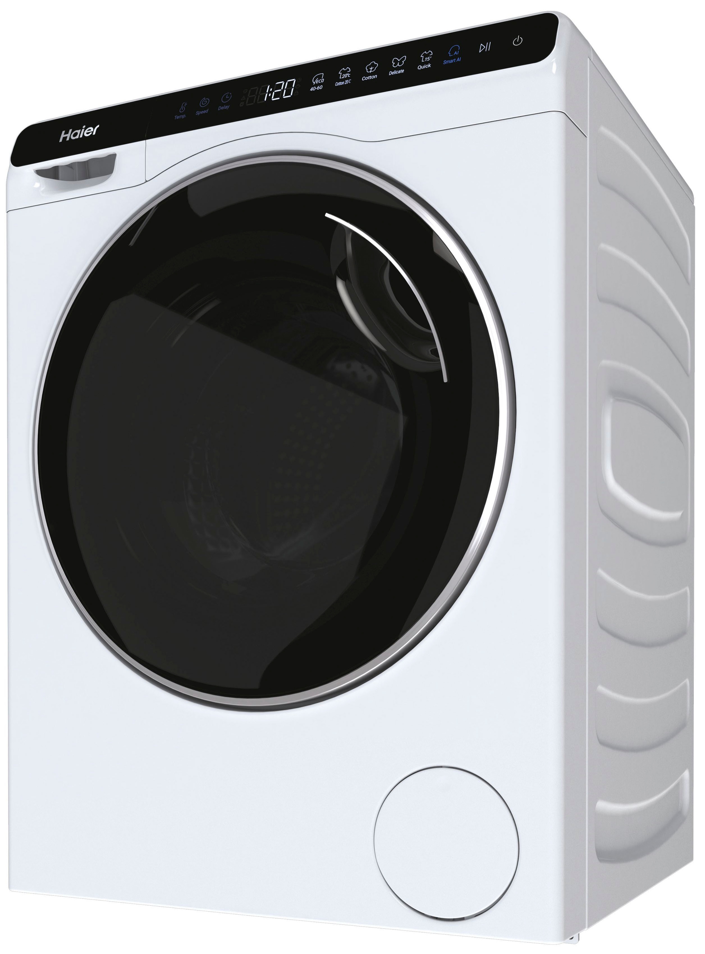 Haier Waschmaschine »HW50-BP12307«, HW50-BP12307, 8 kg, 1200 U/min, Selbstreinigung dank Smart Dual Spray