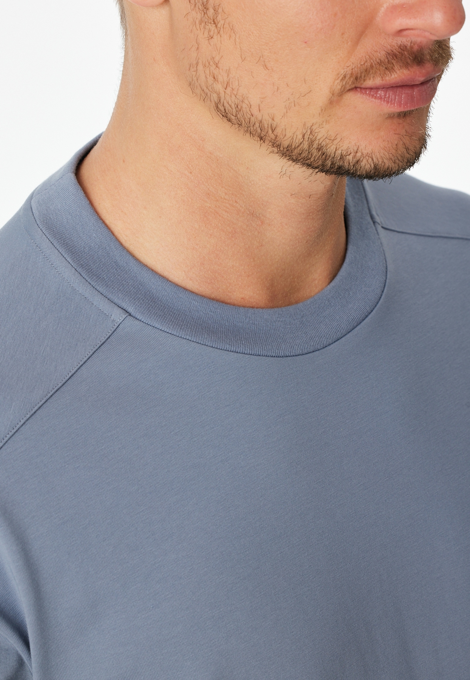 Schiesser Shorty »Modern Nightwear« 2 mit Rundhalsausschnitt und kurzem Arm, leichter Oversize-Fit