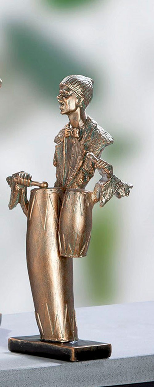 GILDE Dekofigur »Skulptur Trommelspieler« auf kaufen Raten