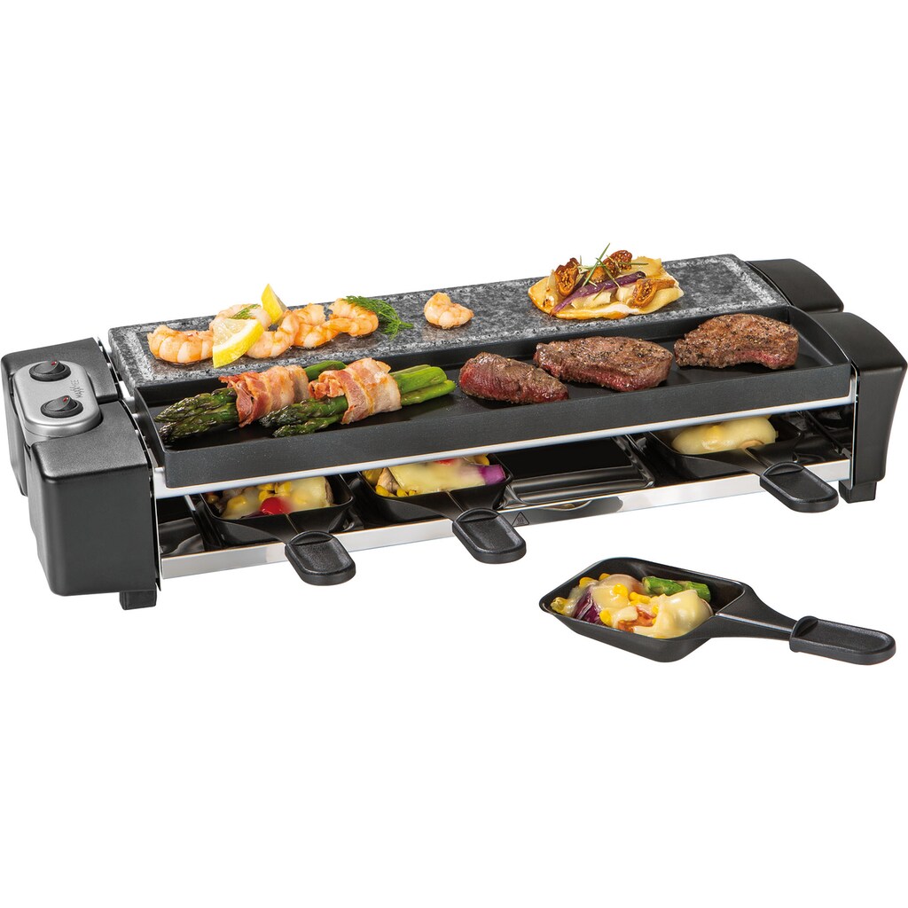 MAXXMEE Raclette »für 8 Personen 1100W«, 8 St. Raclettepfännchen, 1100 W