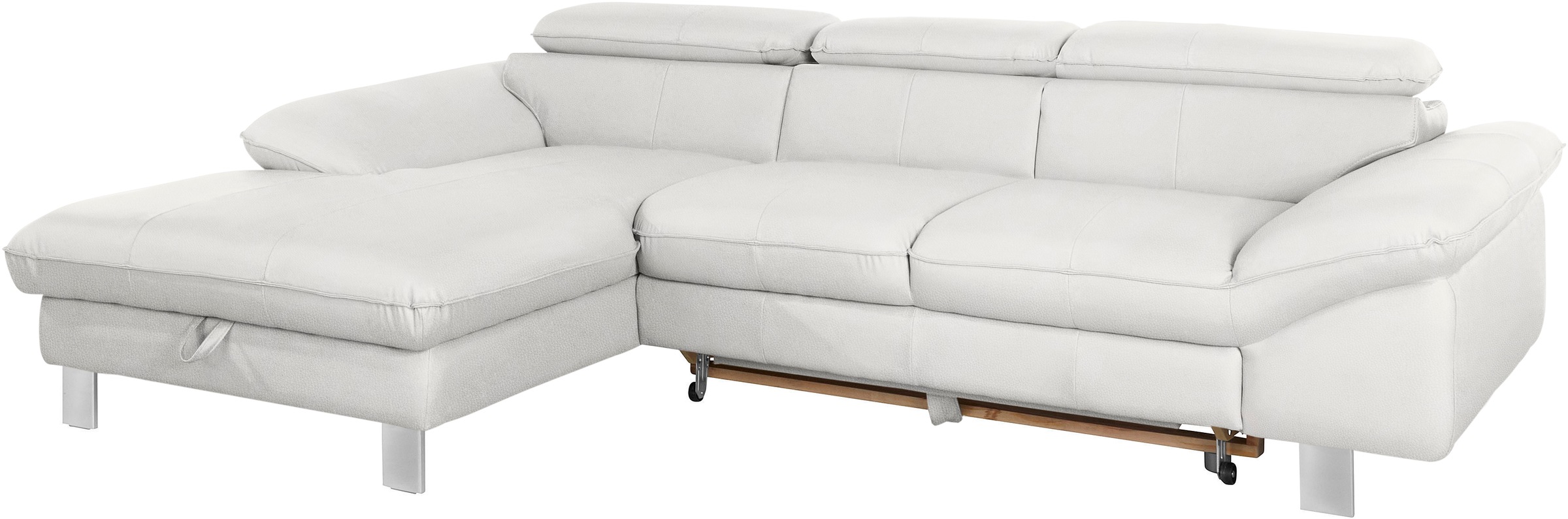 COTTA Ecksofa Driver, mit Kopfteilverstellung, wahlweise mit Bettfunktion