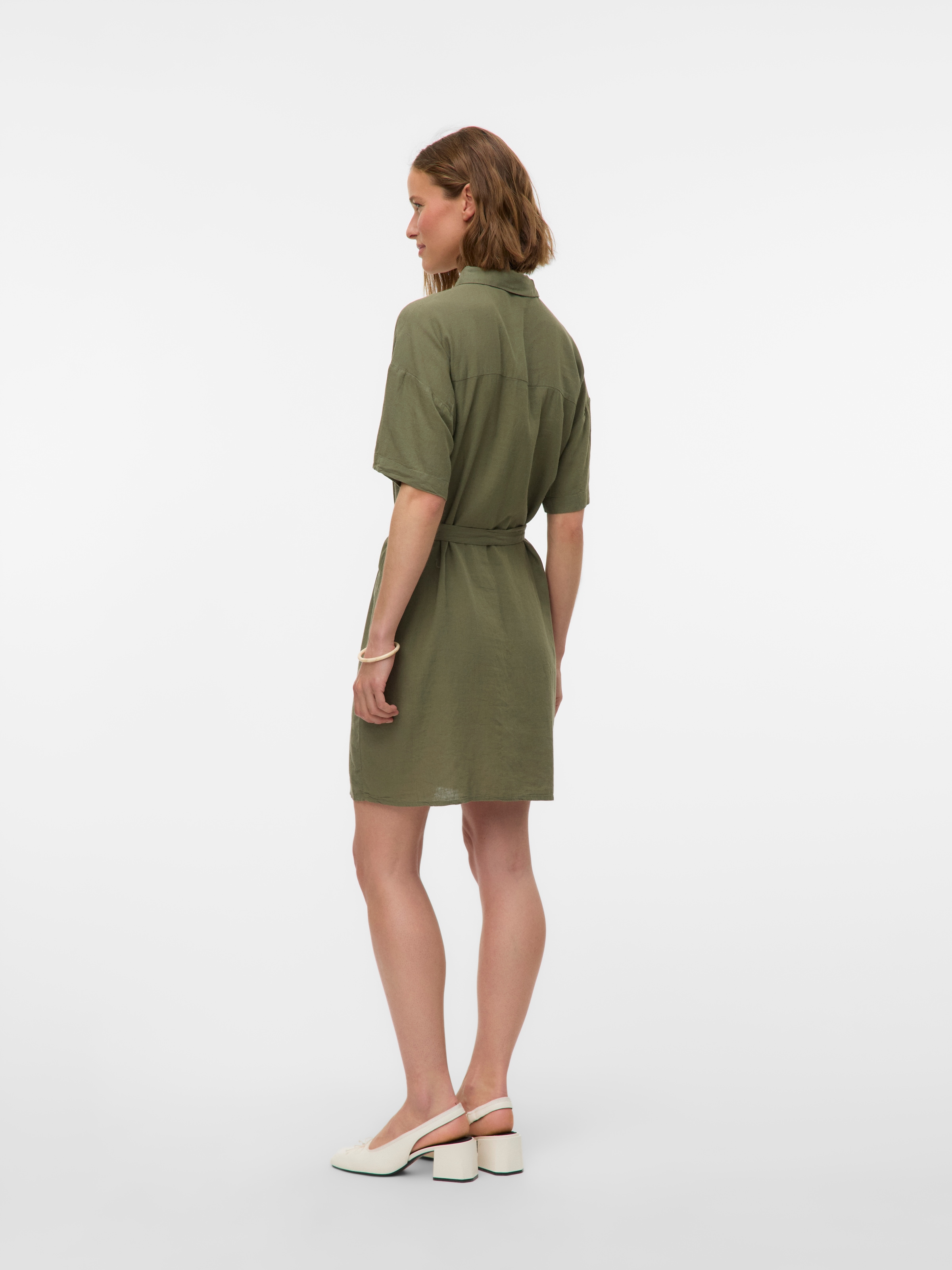 Vero Moda Blusenkleid »VMTHEA SS SHORT SHIRT DRESS WVN NOOS«