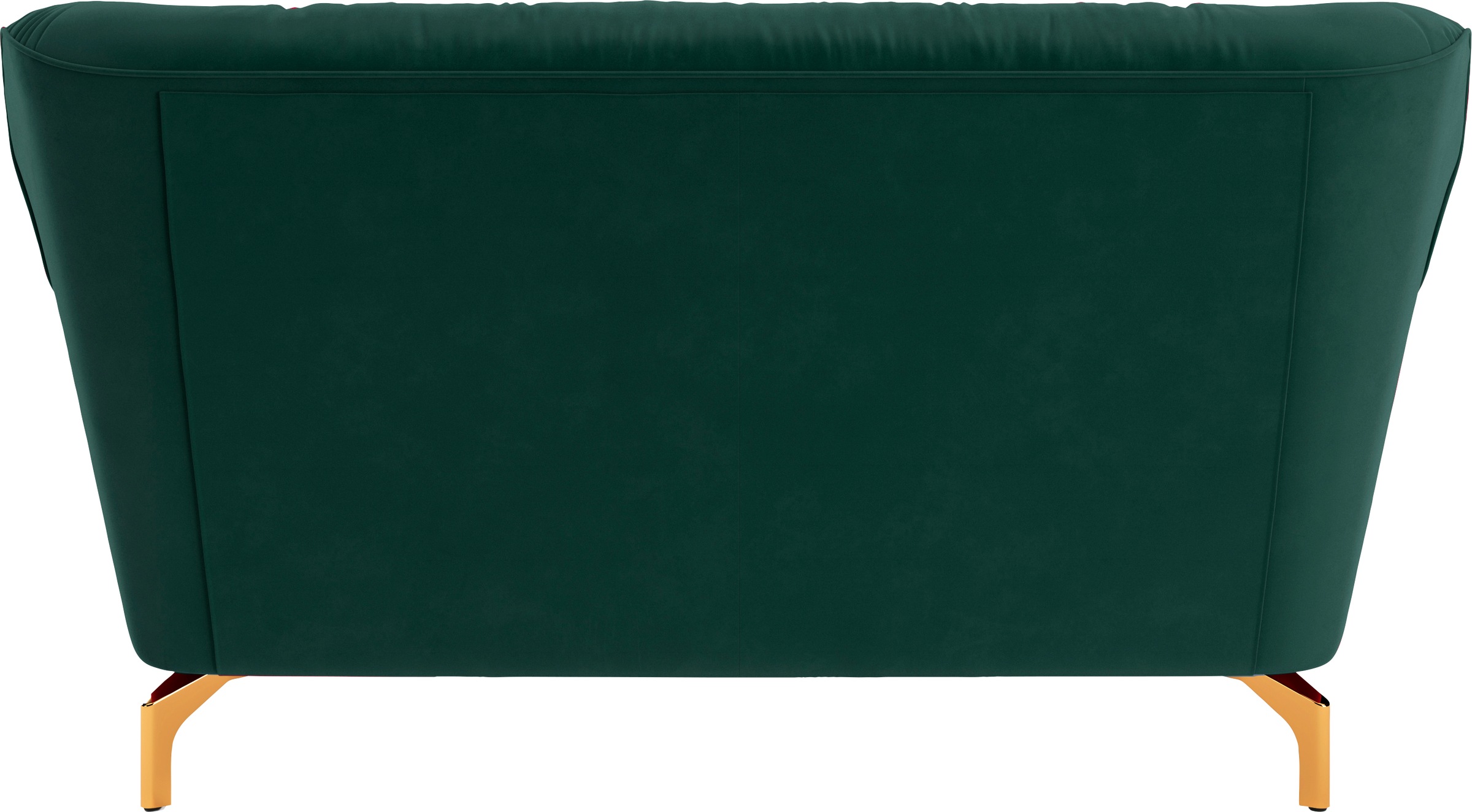 sit&more Polstergarnitur »Orient 3«, (2 tlg.), inkl. 4 Zierkissen mit Strass-Stein, goldfarbene Metallfüße