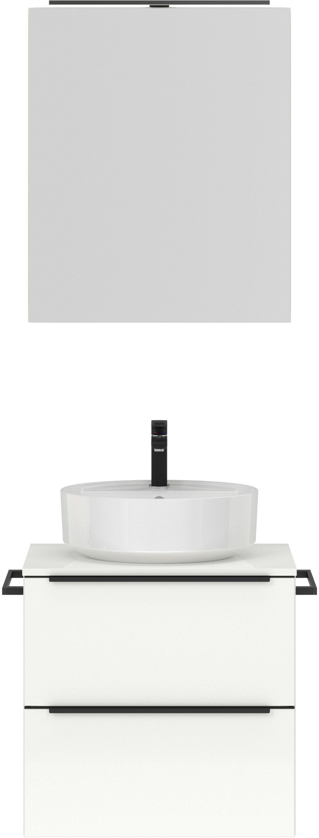 nobilia® Badmöbel-Set »Alvene« vormontiert, mit Soft-Close, 2 Stk. tlg. günstig online kaufen