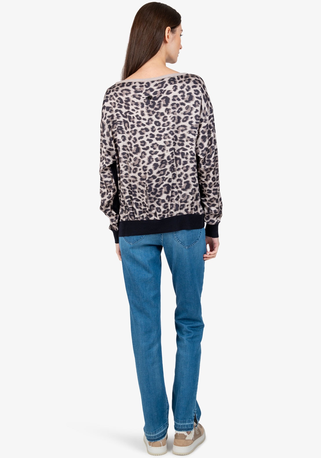Sportalm Kitzbühel Rundhalspullover, mit Animalprint