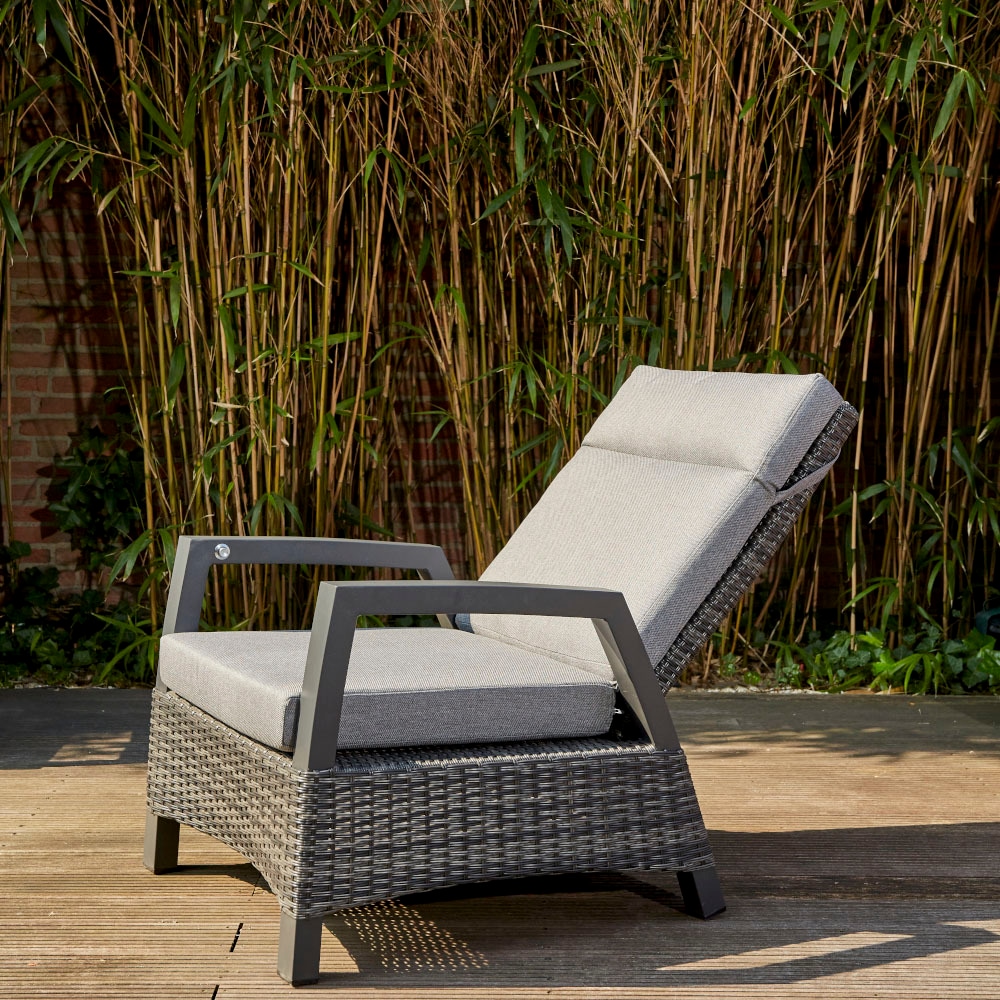 Siena Garden Gartenlounge-Set »Taranto«, Aus Alu und Geflecht, inkl. Kissen
