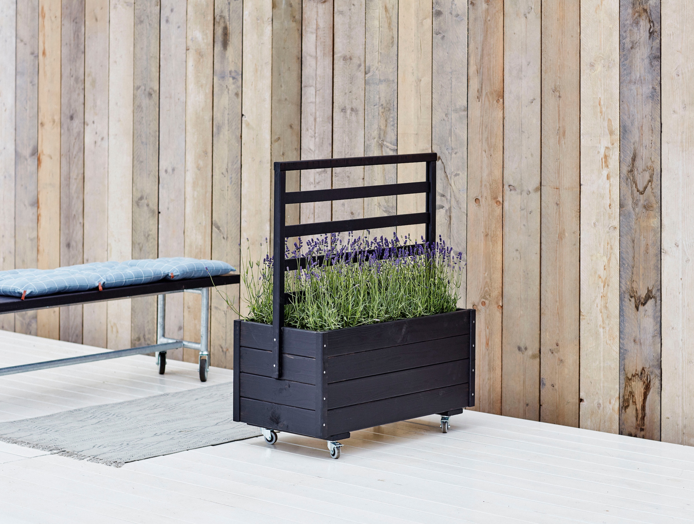 PLUS Blumenkasten, mit Spalier, BxTxH: 48x88x105 cm