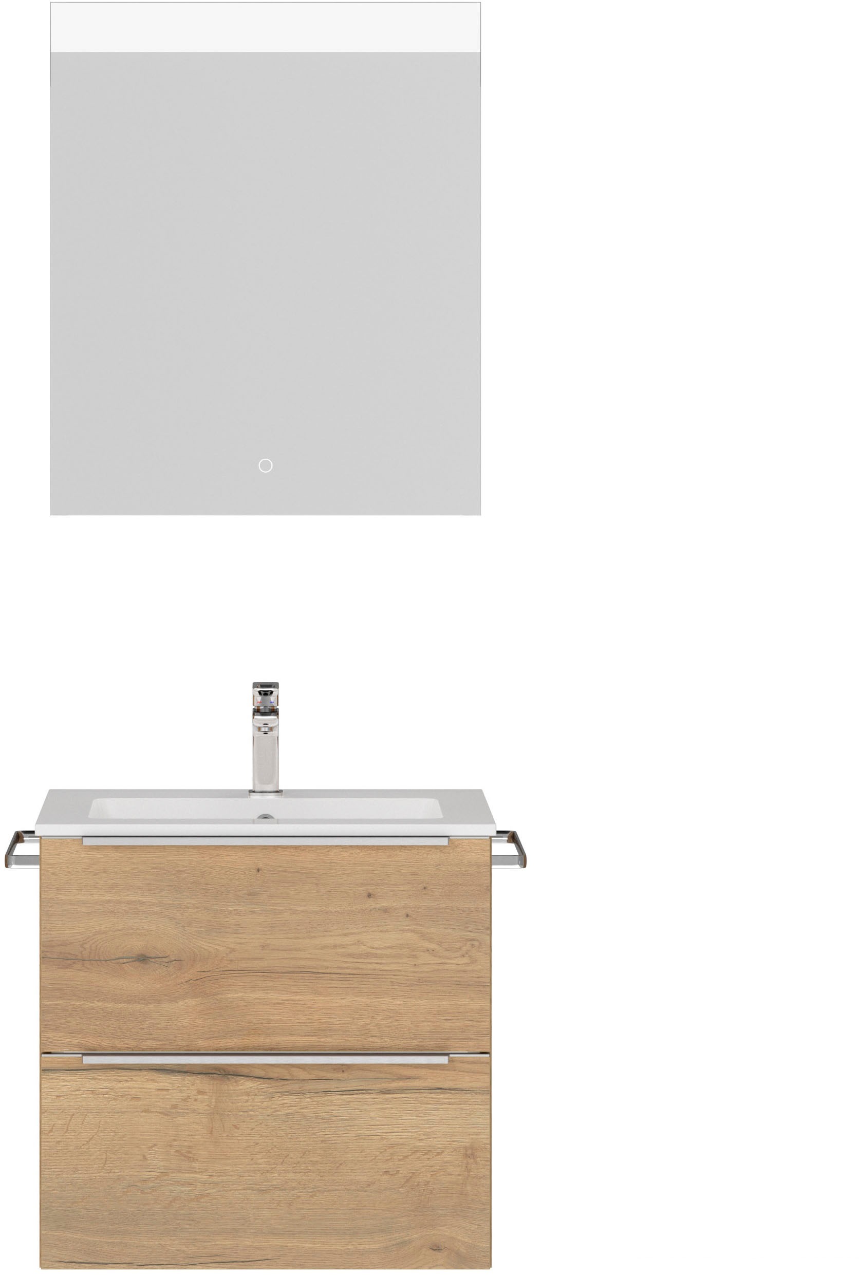 nobilia® Badmöbel-Set »Levere« vormontiert, mit Soft-Close, 2 Stk. tlg. günstig online kaufen